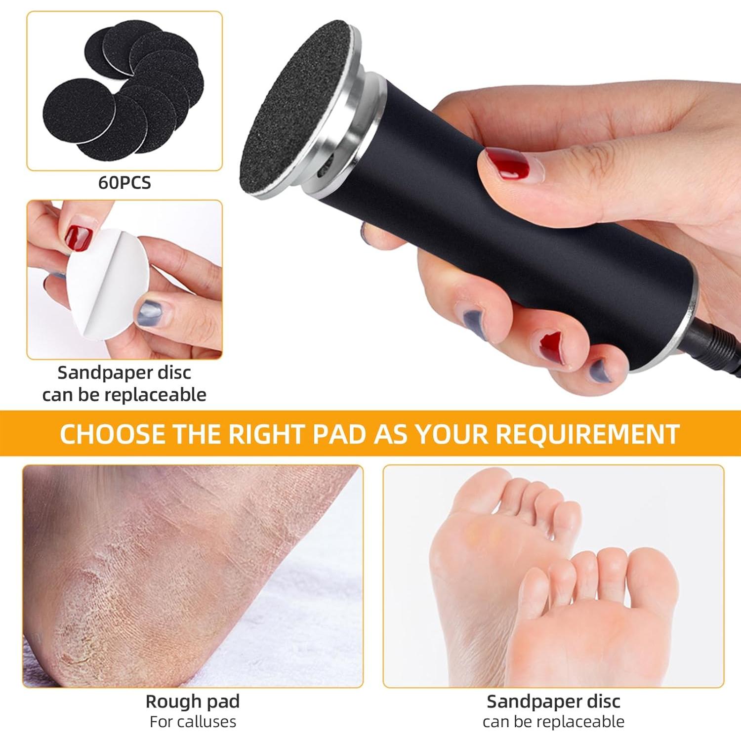 Removedor de Callos Eléctrico LIARTY Portátil con 60 Discos