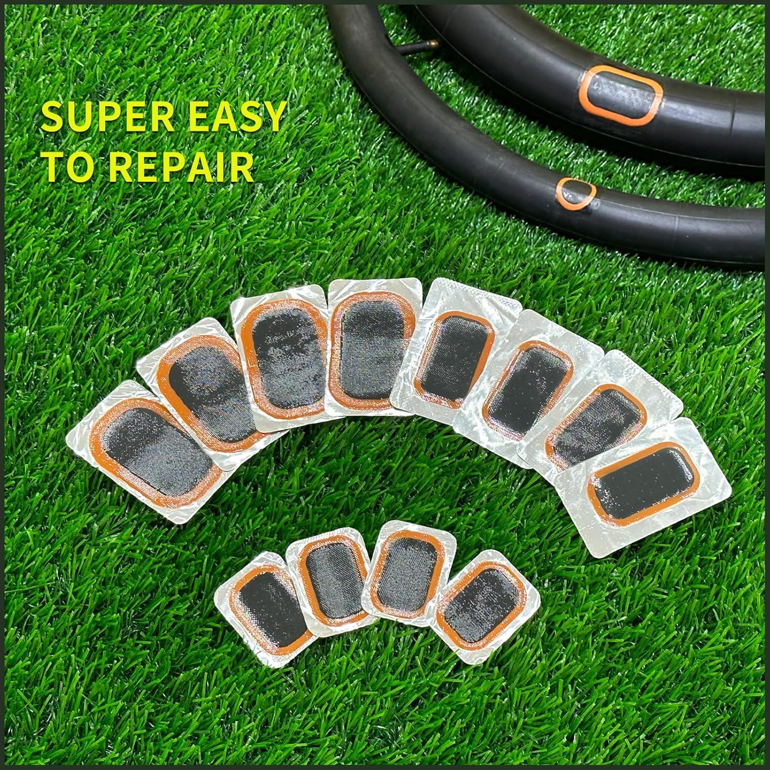 Kit de Parcheo PAX 12 Pcs para Neumáticos Bicicleta y Moto