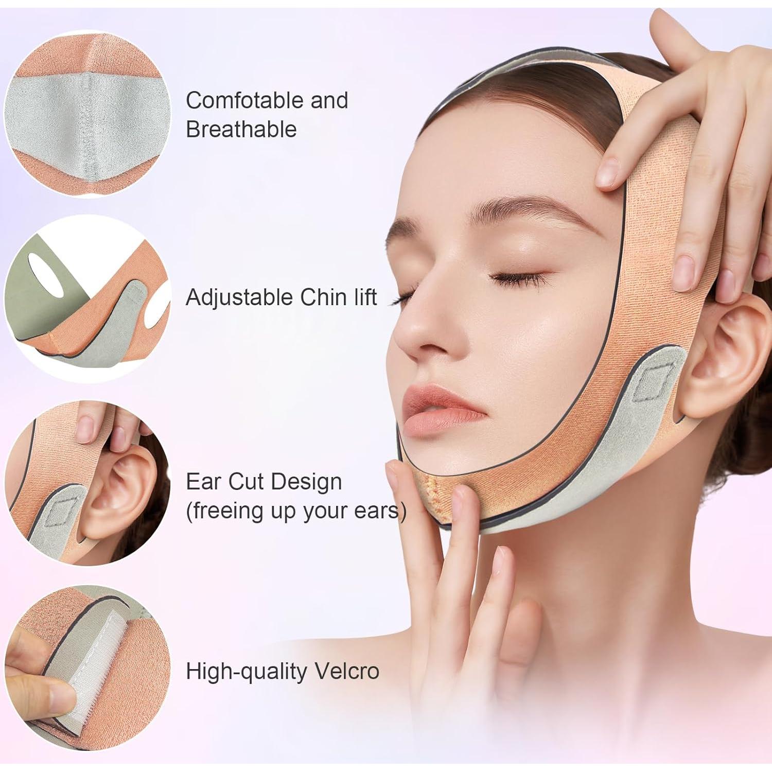 Mascarilla Levantamiento Facial FERNIDA V Naranja Unisex