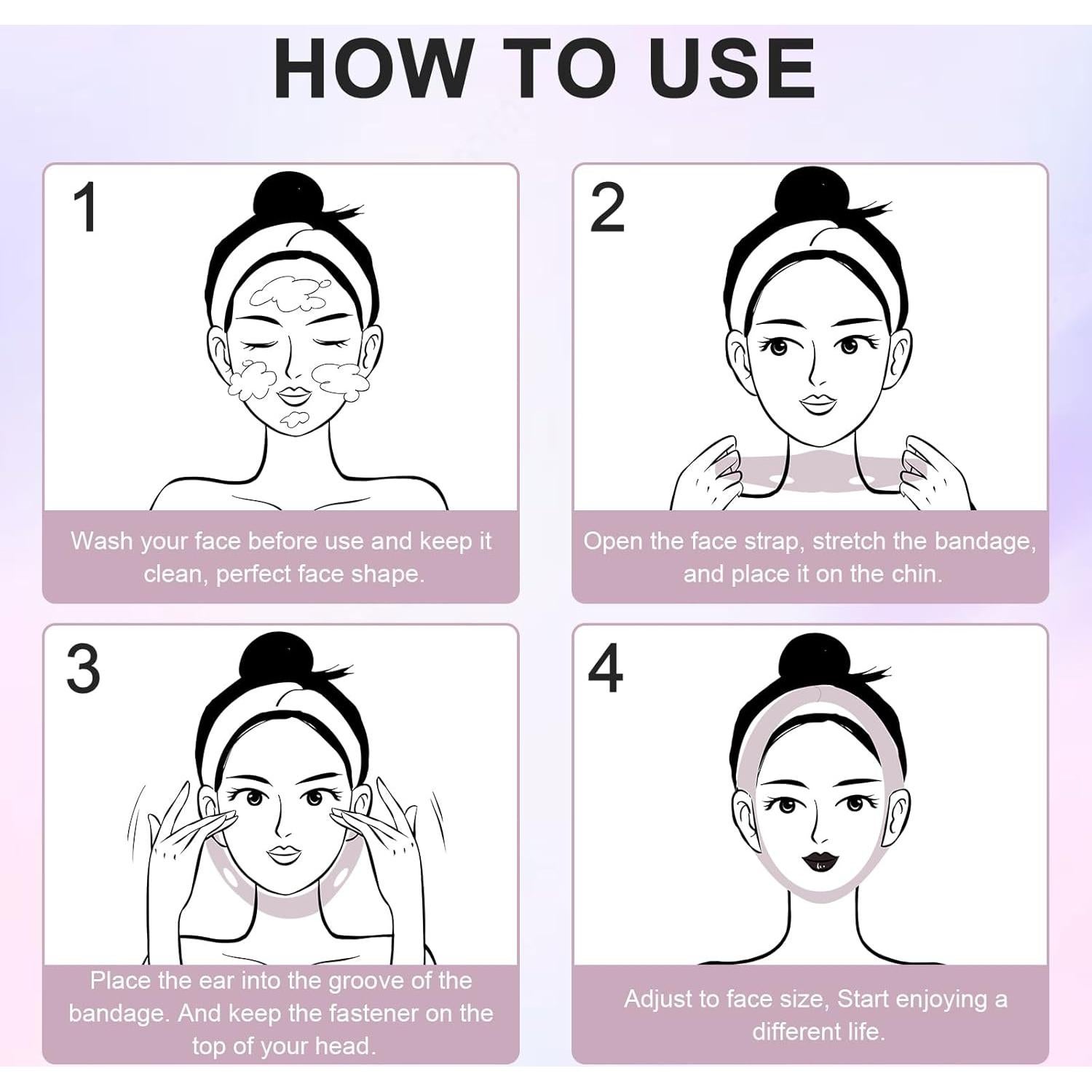 Mascarilla Levantamiento Facial FERNIDA V Naranja Unisex