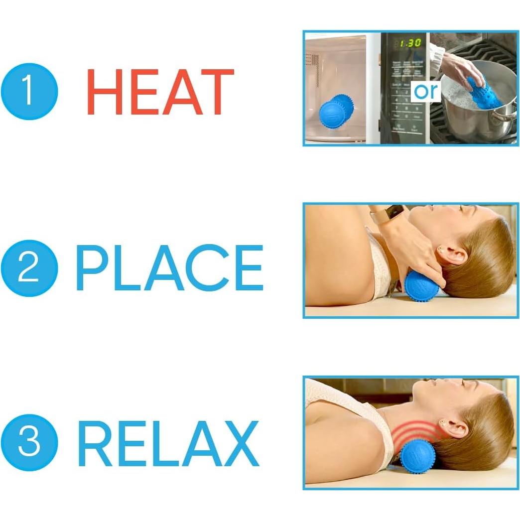 Rodillo de Masaje Calentable Dr. Cohen AcuBack 19cm - Alivio Muscular