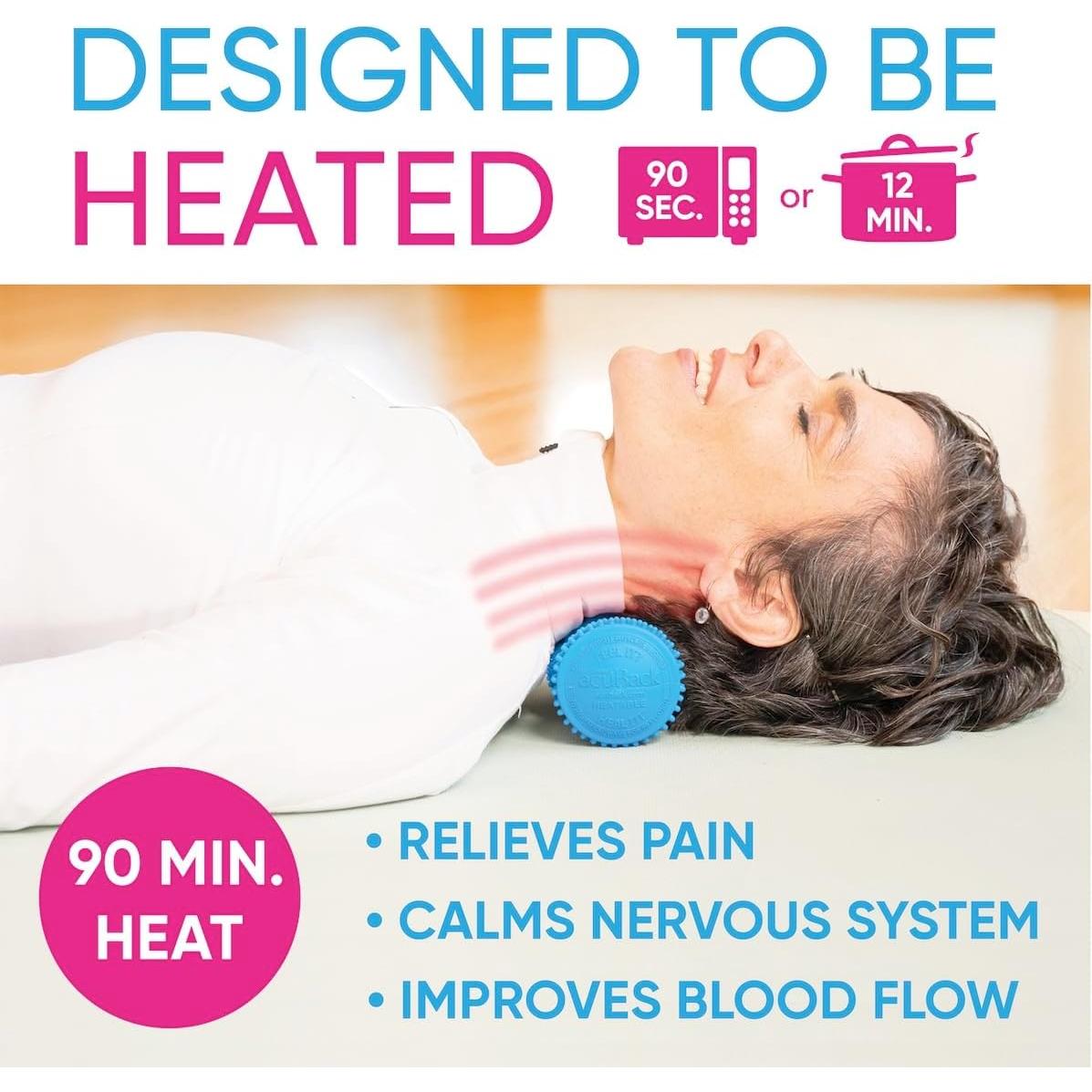 Rodillo de Masaje Calentable Dr. Cohen AcuBack 19cm - Alivio Muscular