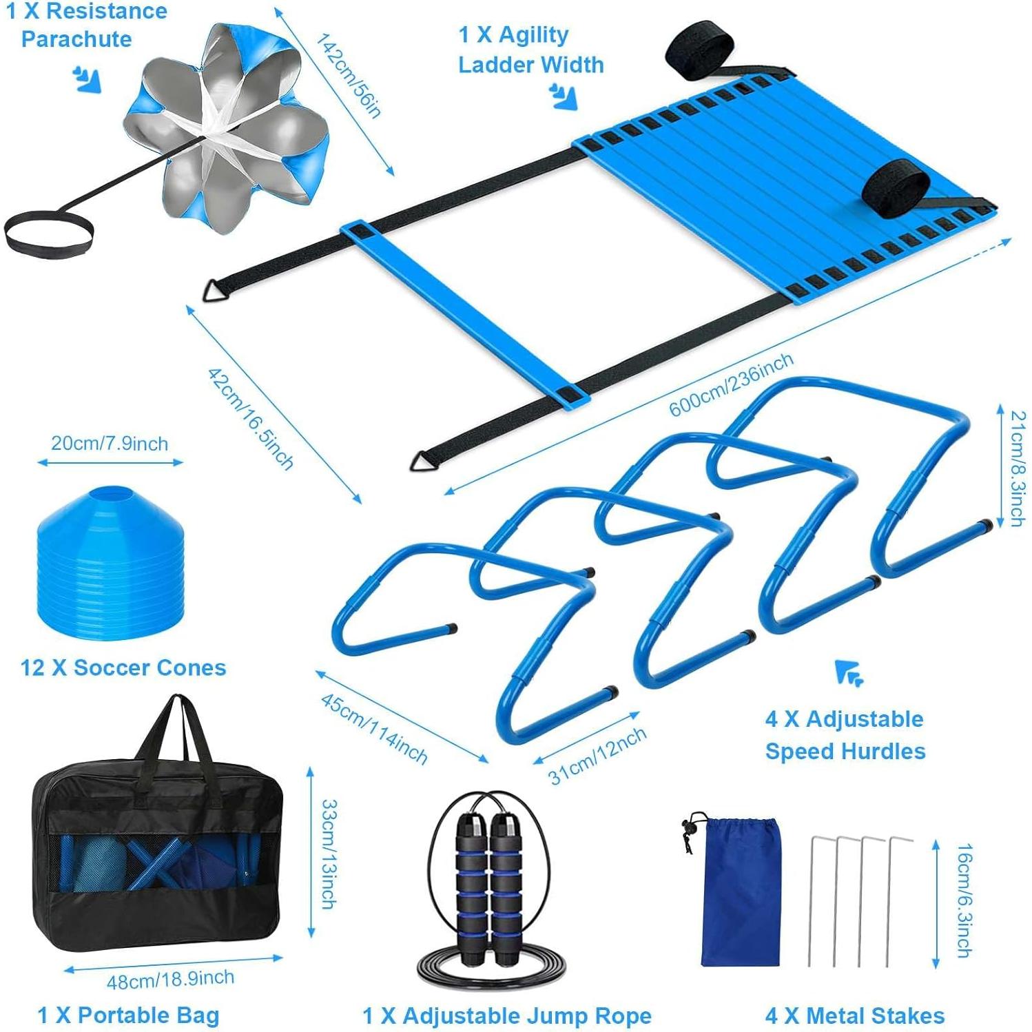 Conjunto de Entrenamiento de Agilidad YGORTECH - 6.1m