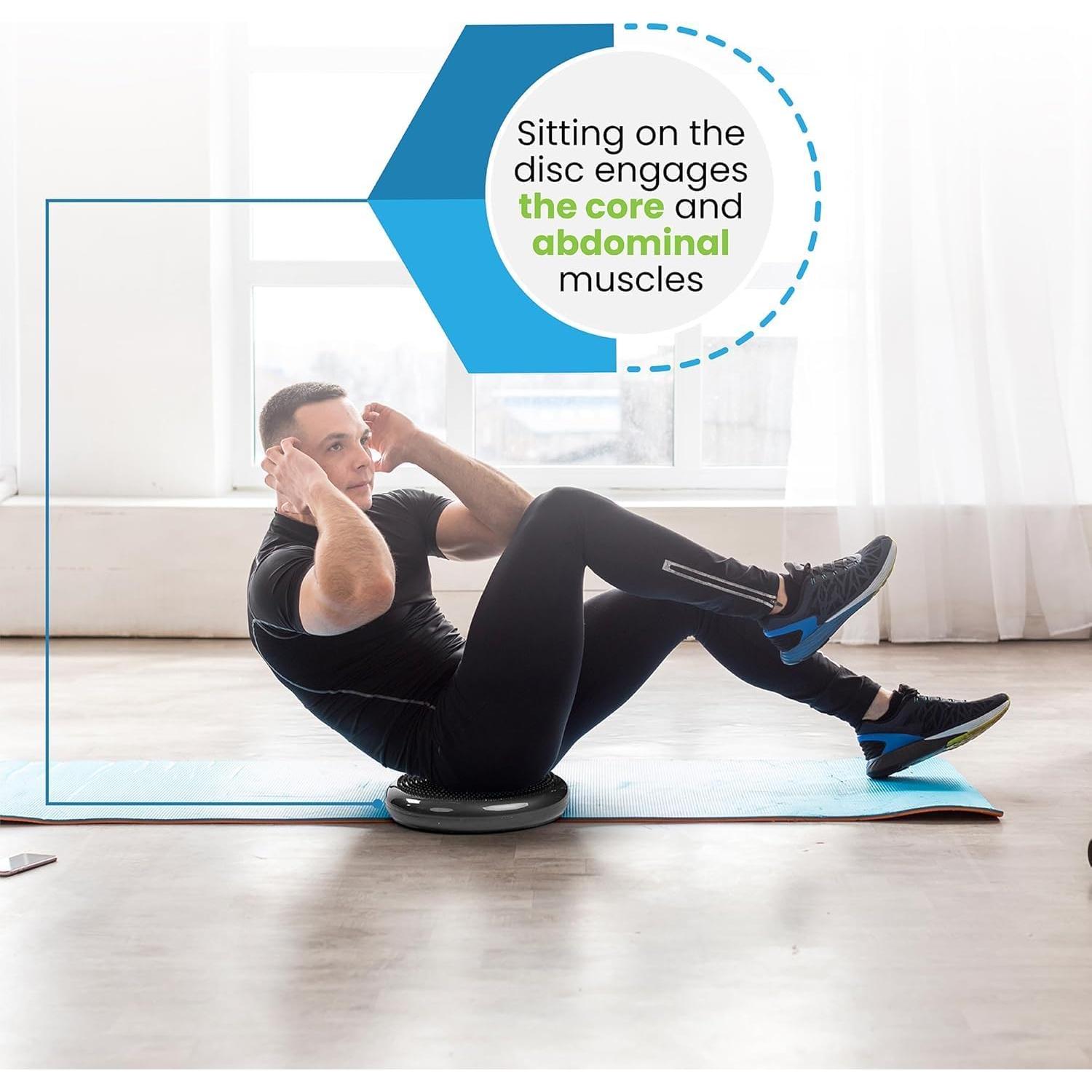 Paquete de 2 Discos de Equilibrio Bintiva - Almohadilla Inestable