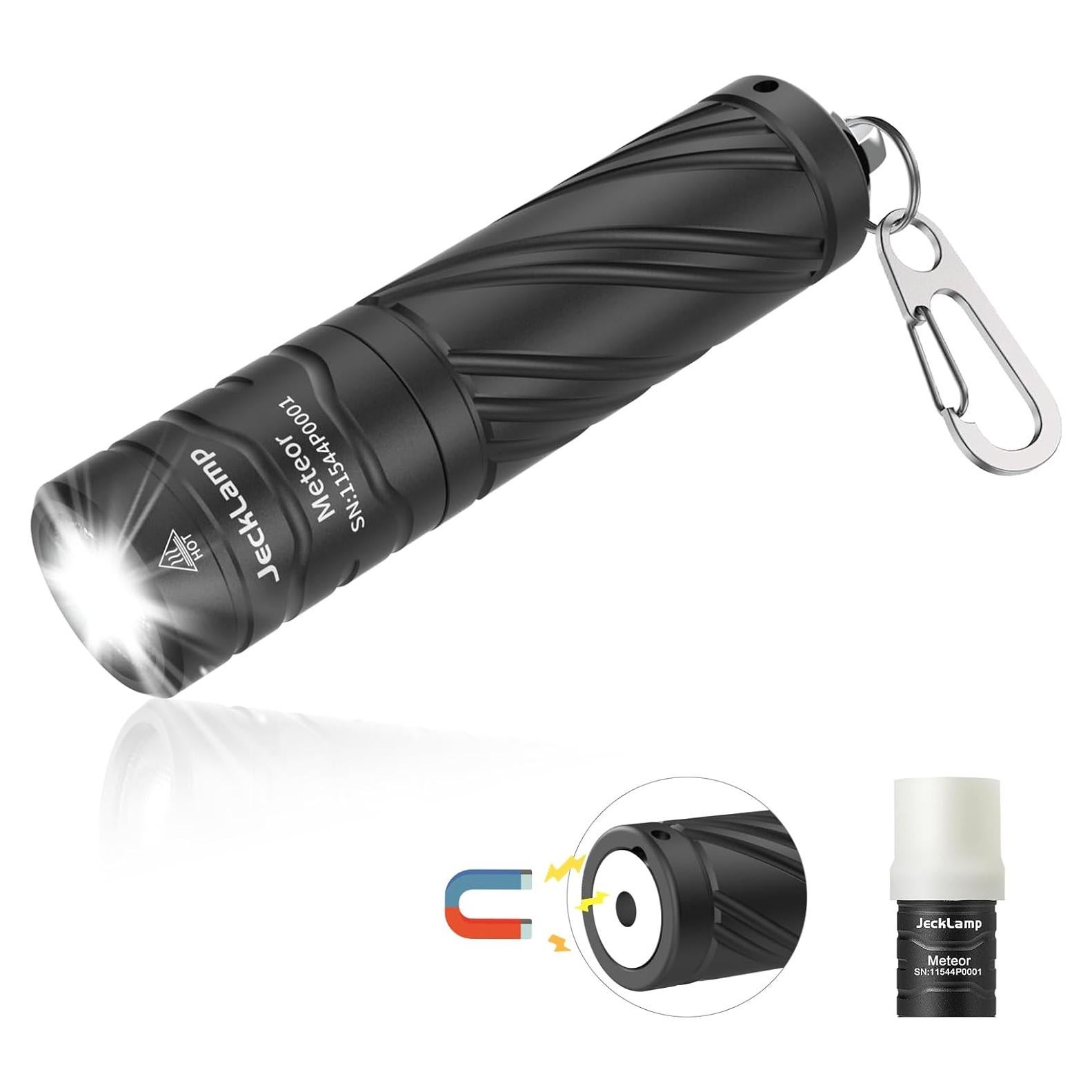 Linterna Mini Recargable JECKLAMP Meteor 800 Lúmenes IP68