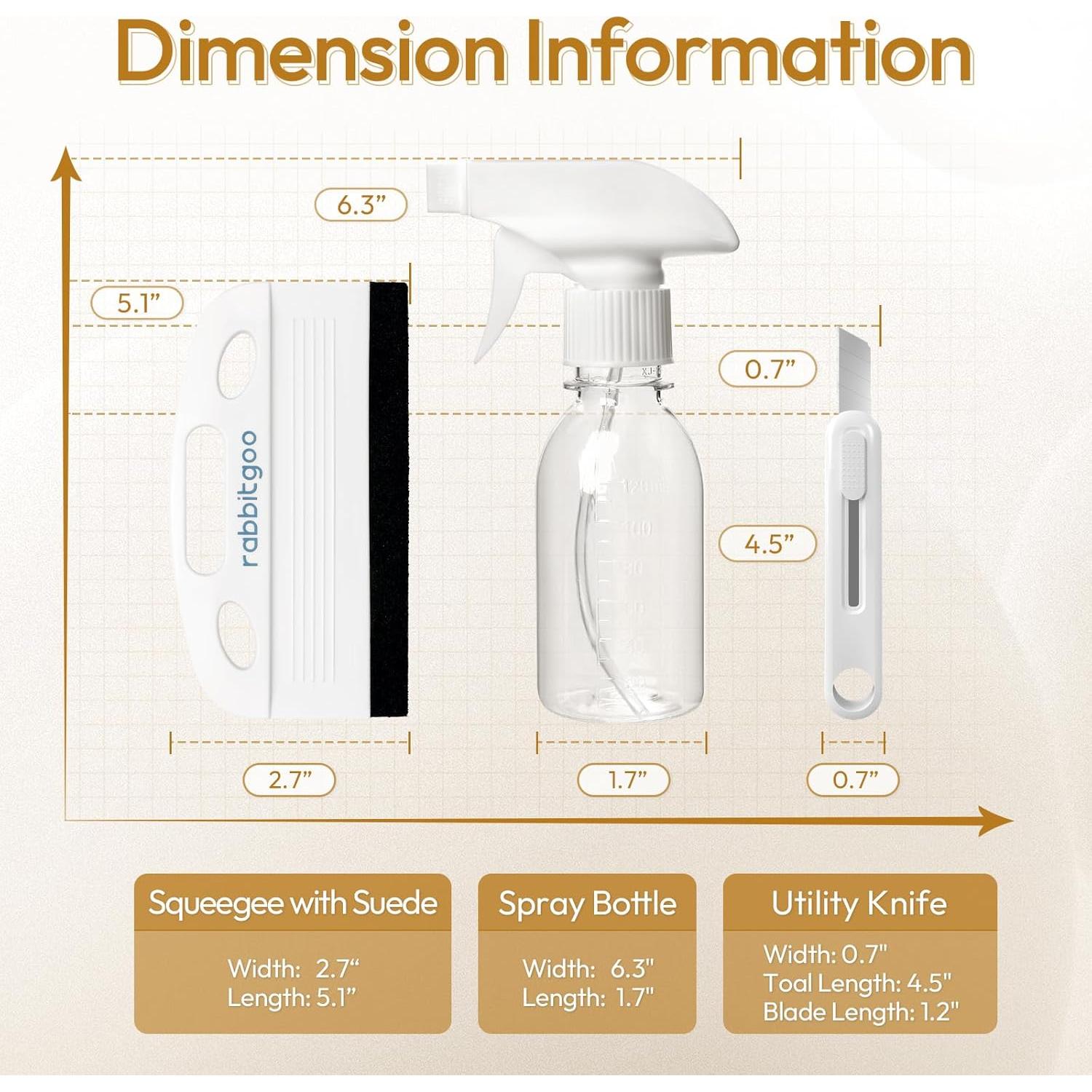 Kit de Tinte para Ventanas Rabbitgoo 3 Piezas con Herramientas