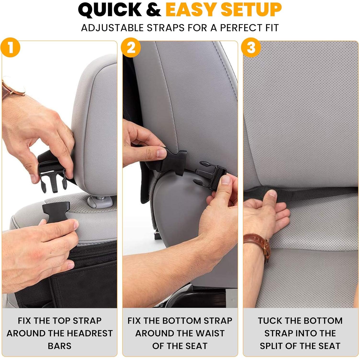 Protector de Asiento Trasero EcoNour para Niños - 2 Unidades