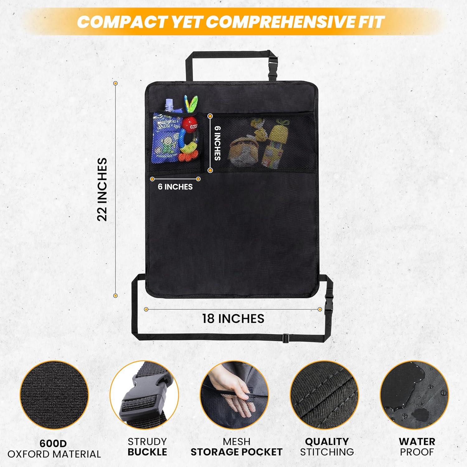 Protector de Asiento Trasero EcoNour para Niños - 2 Unidades