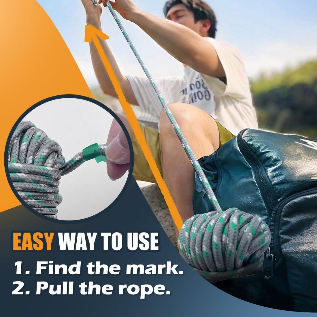 Cuerda de Nylon y Poliéster 30.48 m SMART&CASUAL Negra