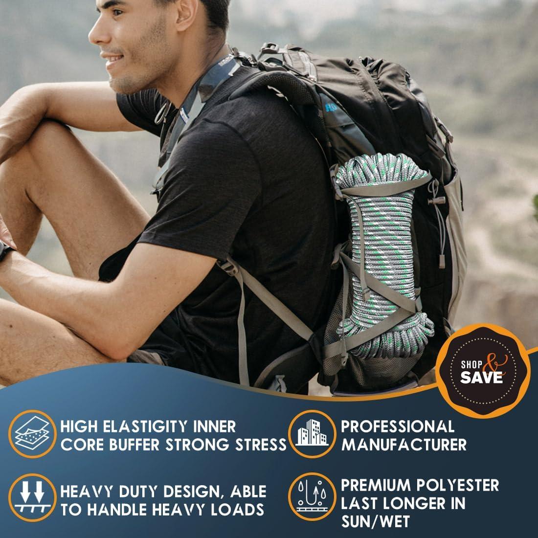 Cuerda de Nylon y Poliéster 30.48 m SMART&CASUAL Negra