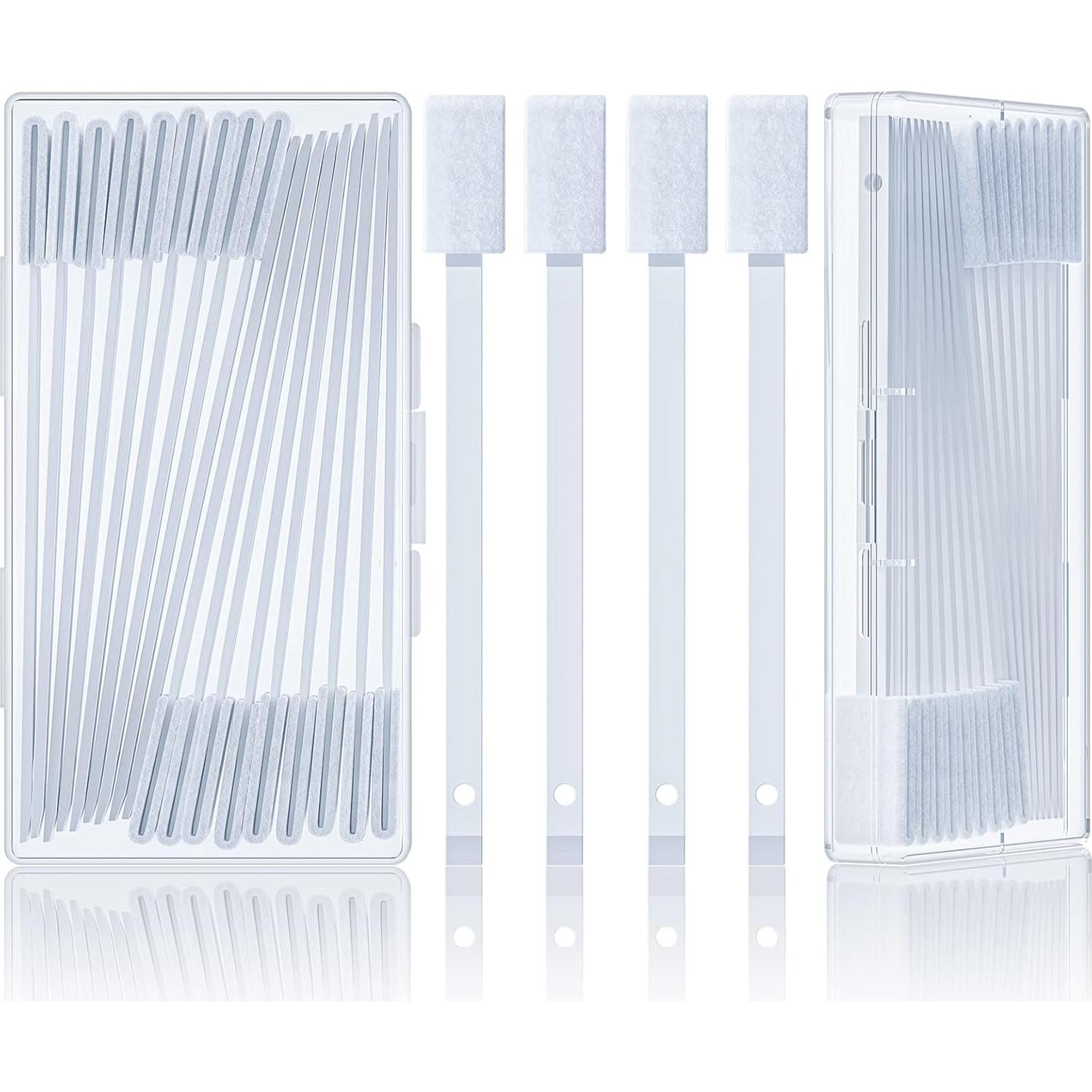 40 Cepillos Desechables Lumkew para Limpieza de Esquinas