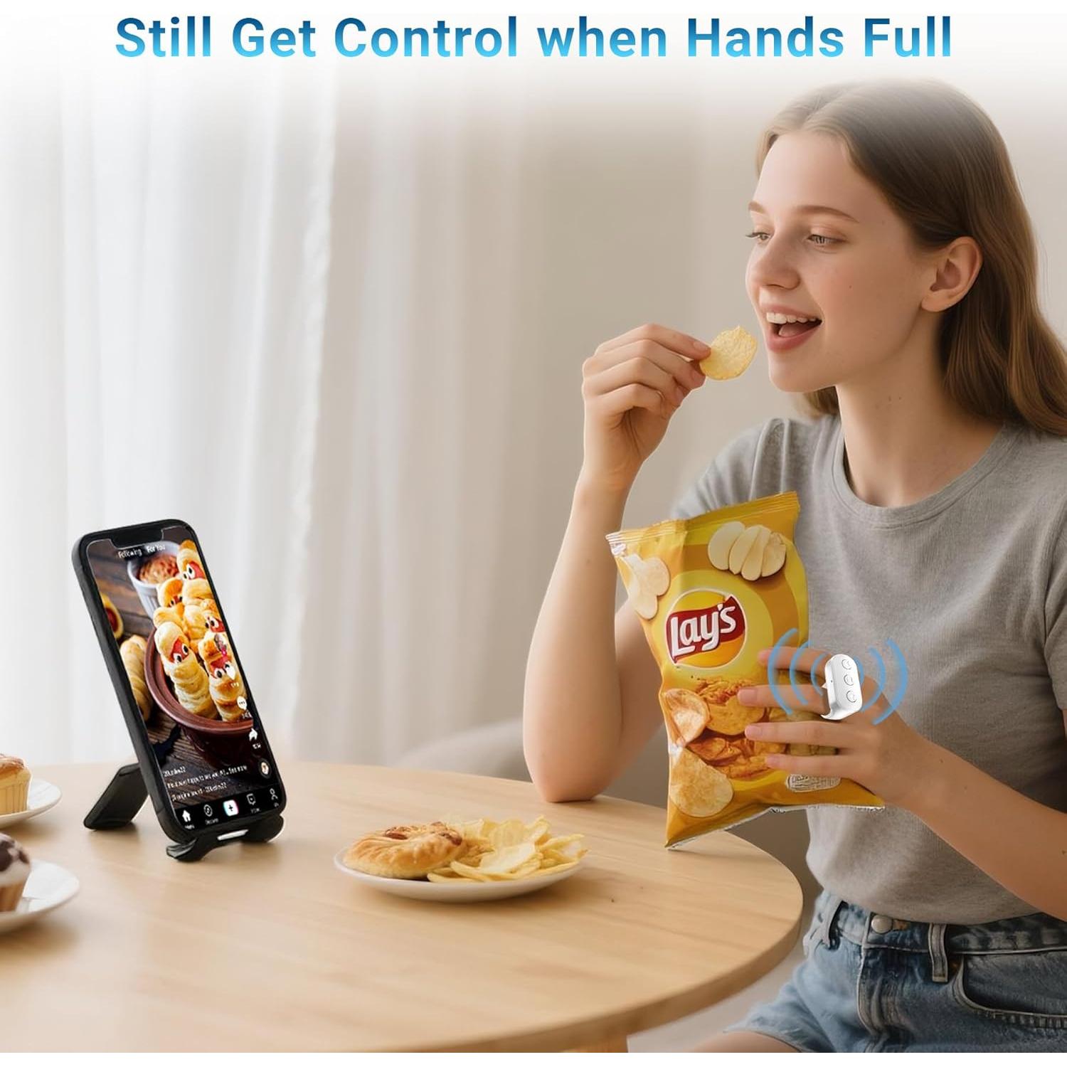 Control Remoto Inalámbrico Kefotic para Cámara - Blanco