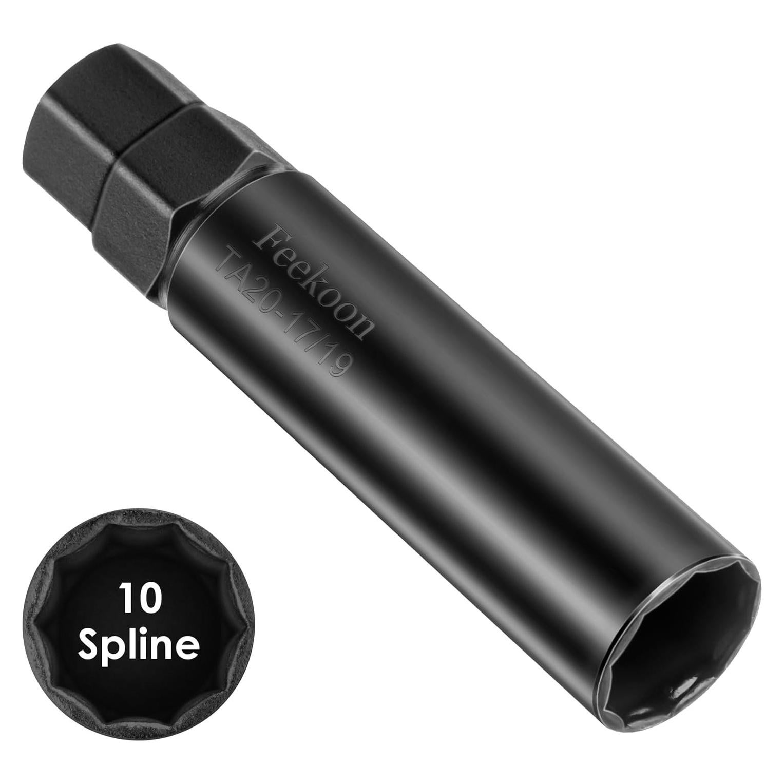 Llave de Tuerca de 10 Puntas Feekoon TA20-17/19 Acero Negro