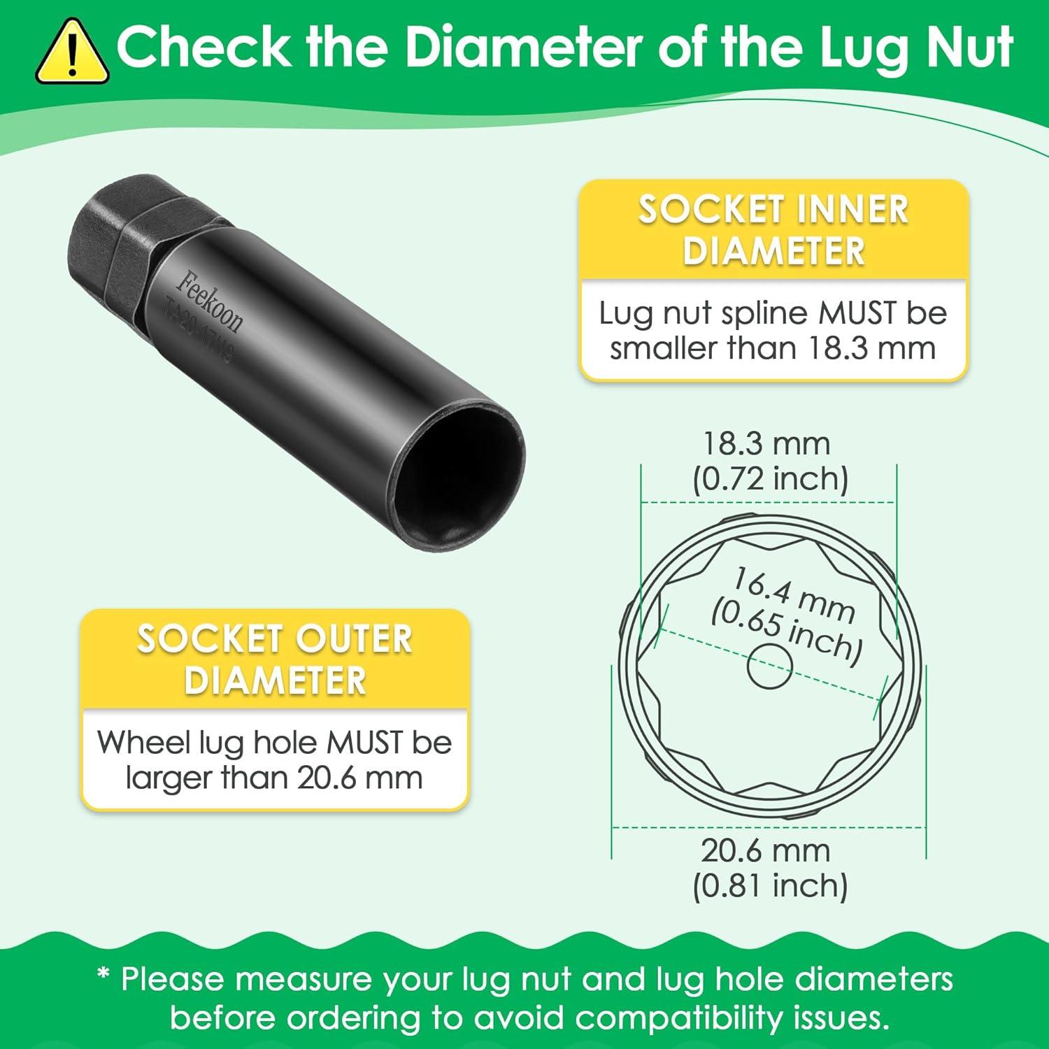 Llave de Tuerca de 10 Puntas Feekoon TA20-17/19 Acero Negro