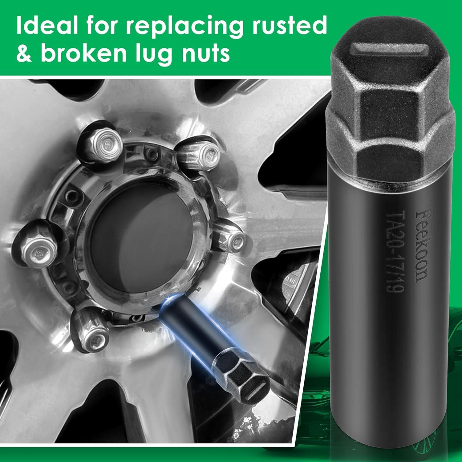 Llave de Tuerca de 10 Puntas Feekoon TA20-17/19 Acero Negro