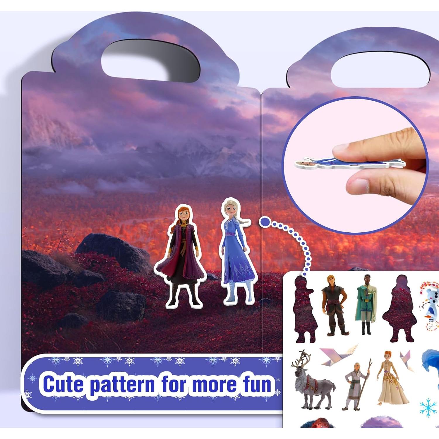 6 Libros de Pegatinas Reutilizables Meleetoon para Niños 2-4 Años