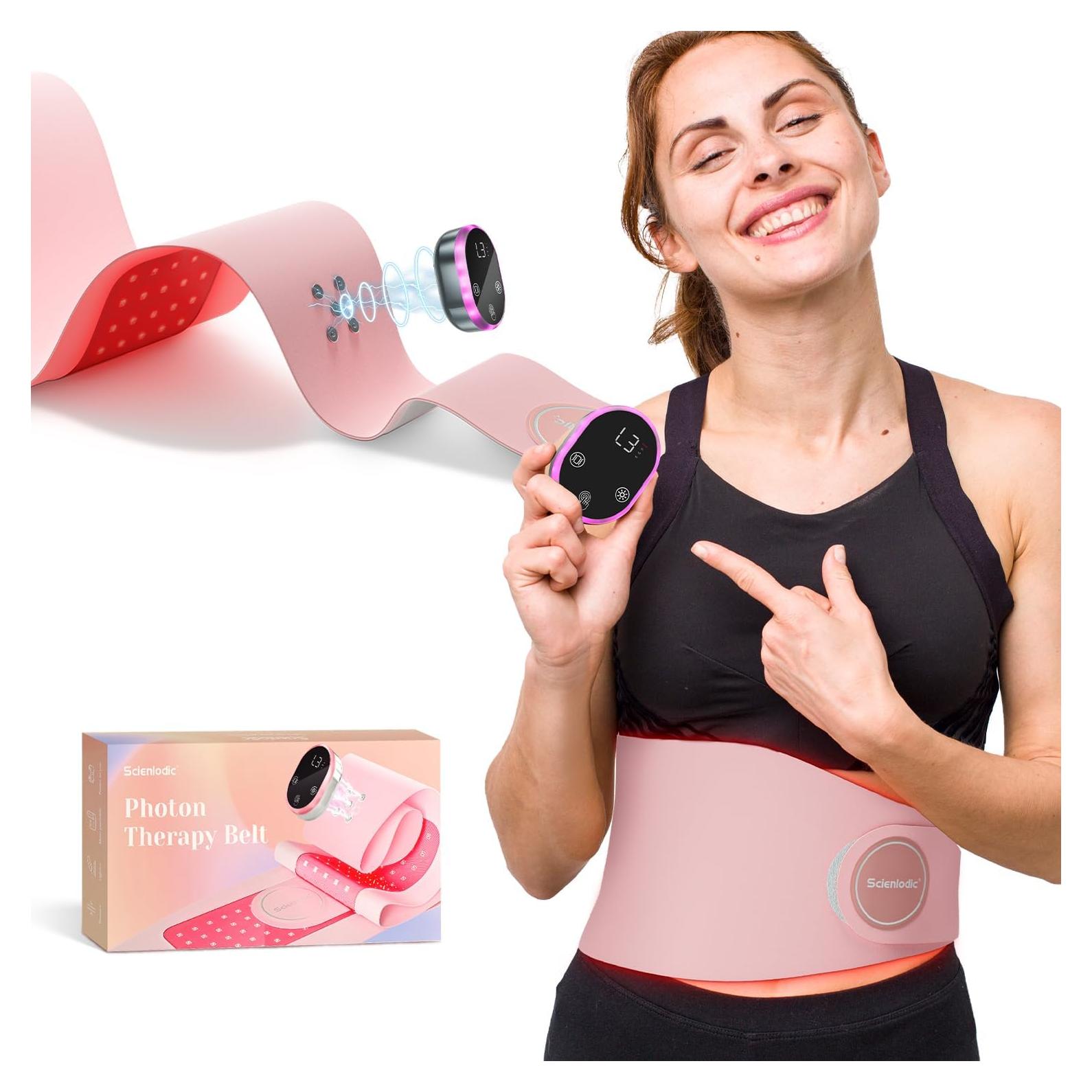 Cinturón Terapia Luz Roja Scienlodic RLT-V100VGR - Vibración