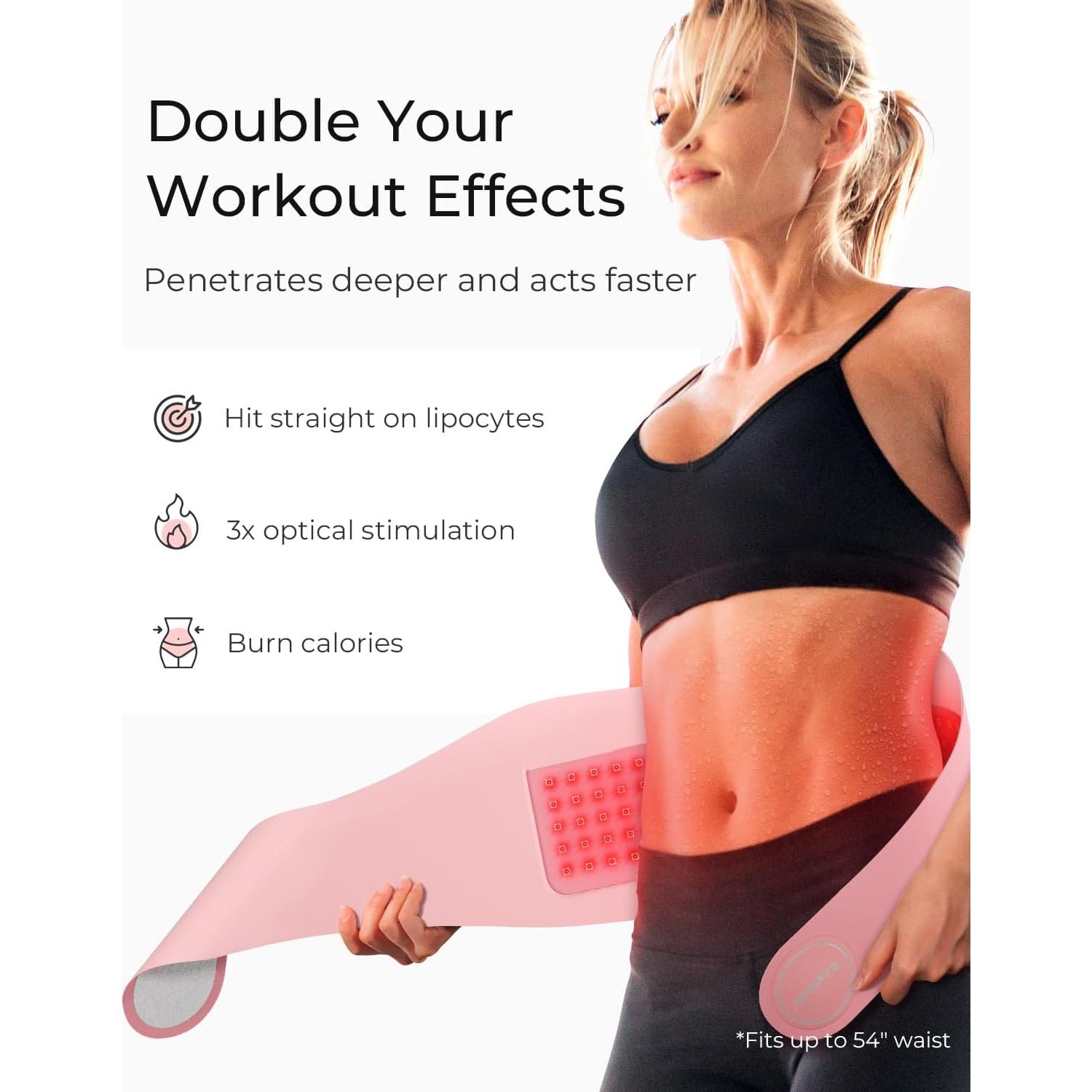 Cinturón Terapia Luz Roja Scienlodic RLT-V100VGR - Vibración