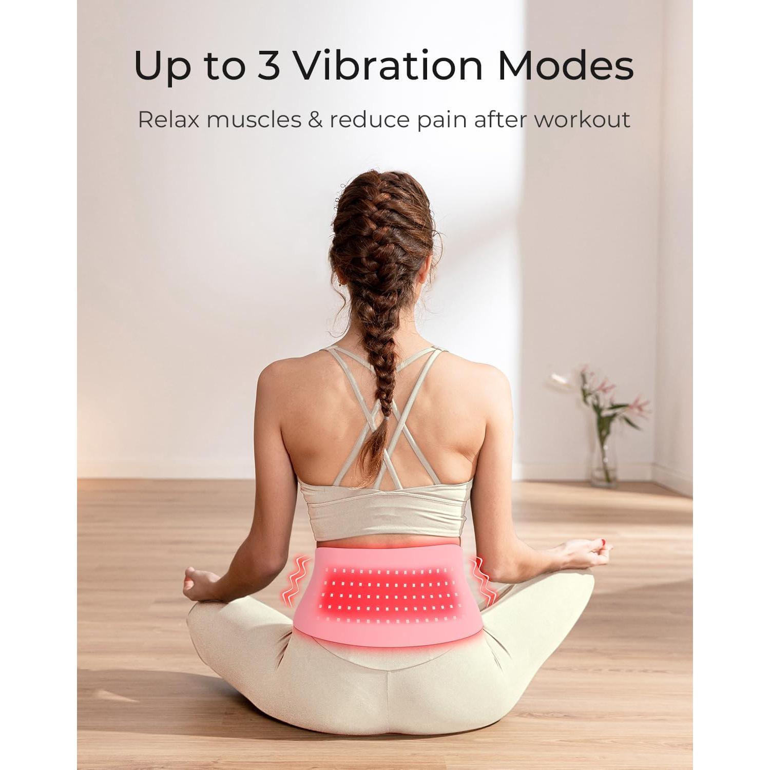 Cinturón Terapia Luz Roja Scienlodic RLT-V100VGR - Vibración