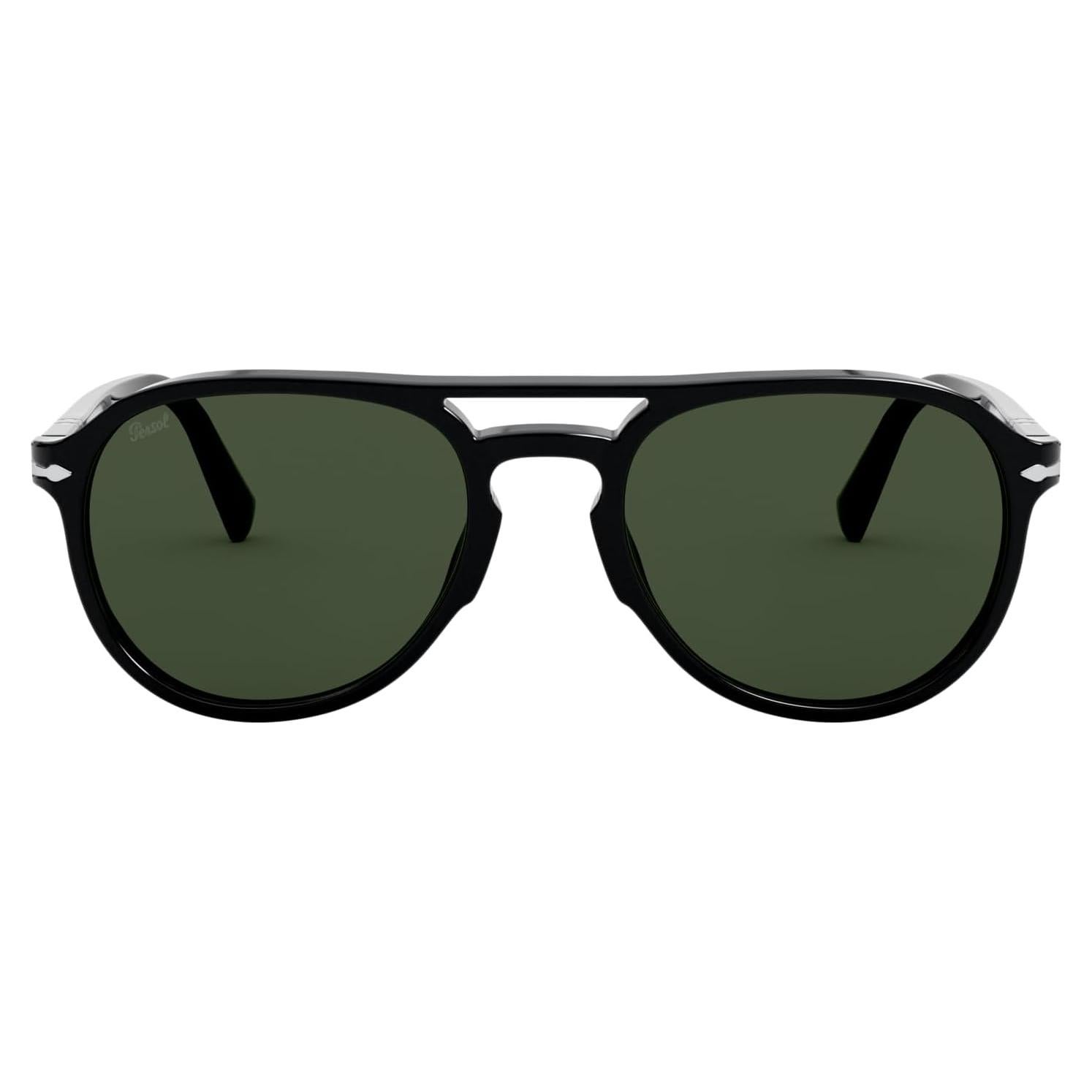 Gafas de Sol Persol PO3235S Aviador Negro Verde 55mm