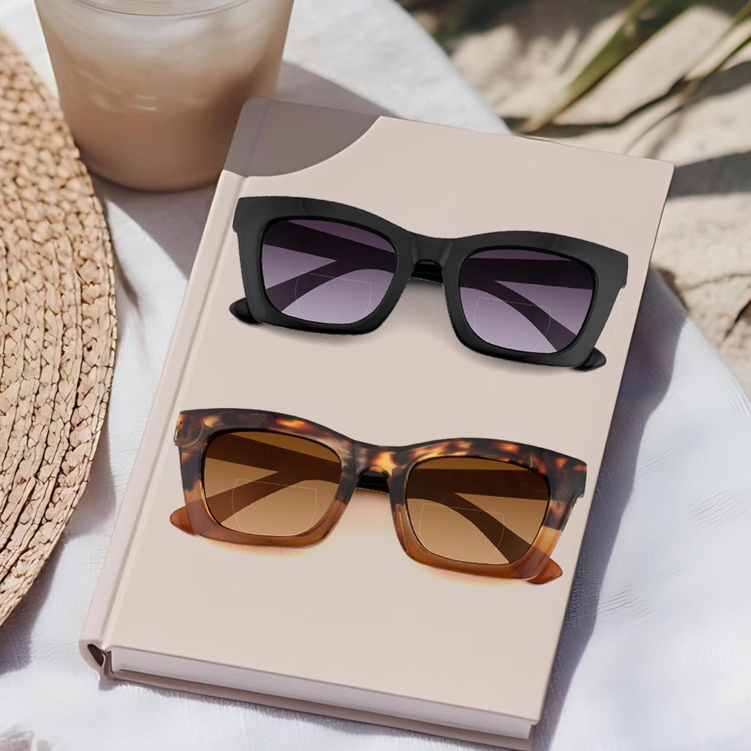 Gafas de Sol Bifocales HIYANJN UV400 - 2 Paquetes Unisex