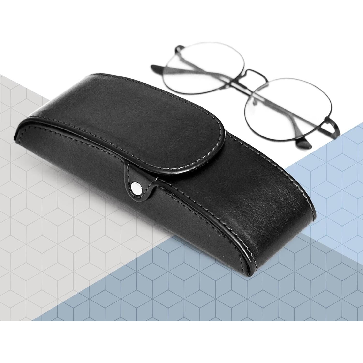 Estuche Duro para Gafas Orsus Negro con Clip para Cinturón