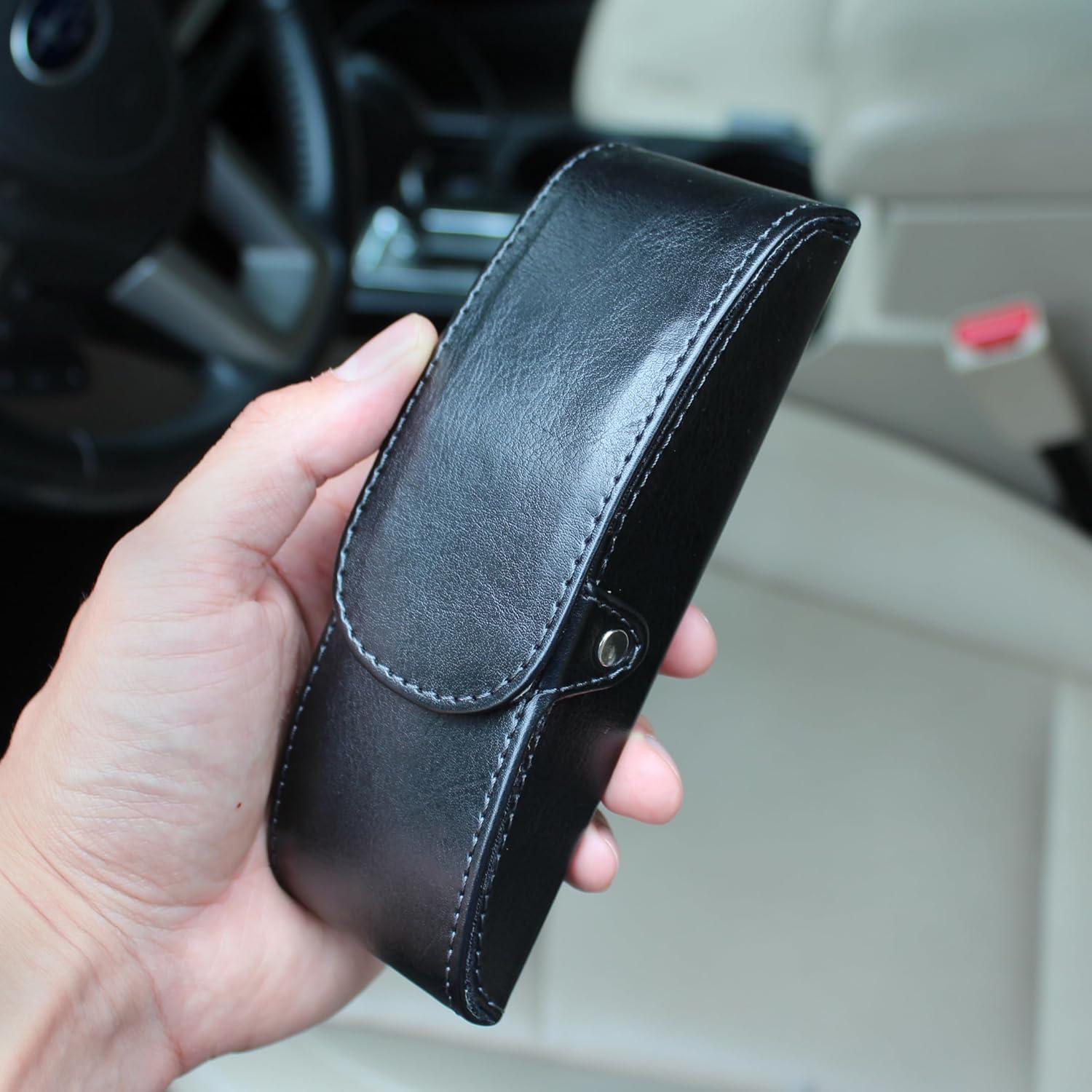 Estuche Duro para Gafas Orsus Negro con Clip para Cinturón