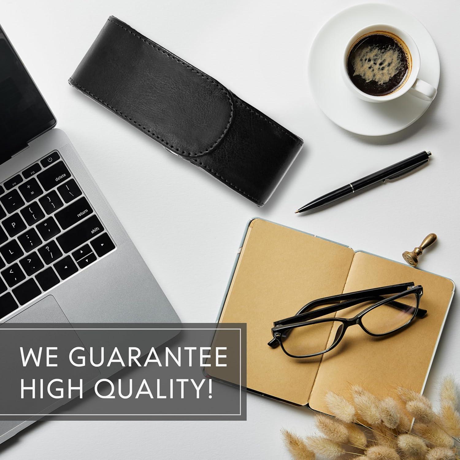 Estuche Duro para Gafas Orsus Negro con Clip para Cinturón