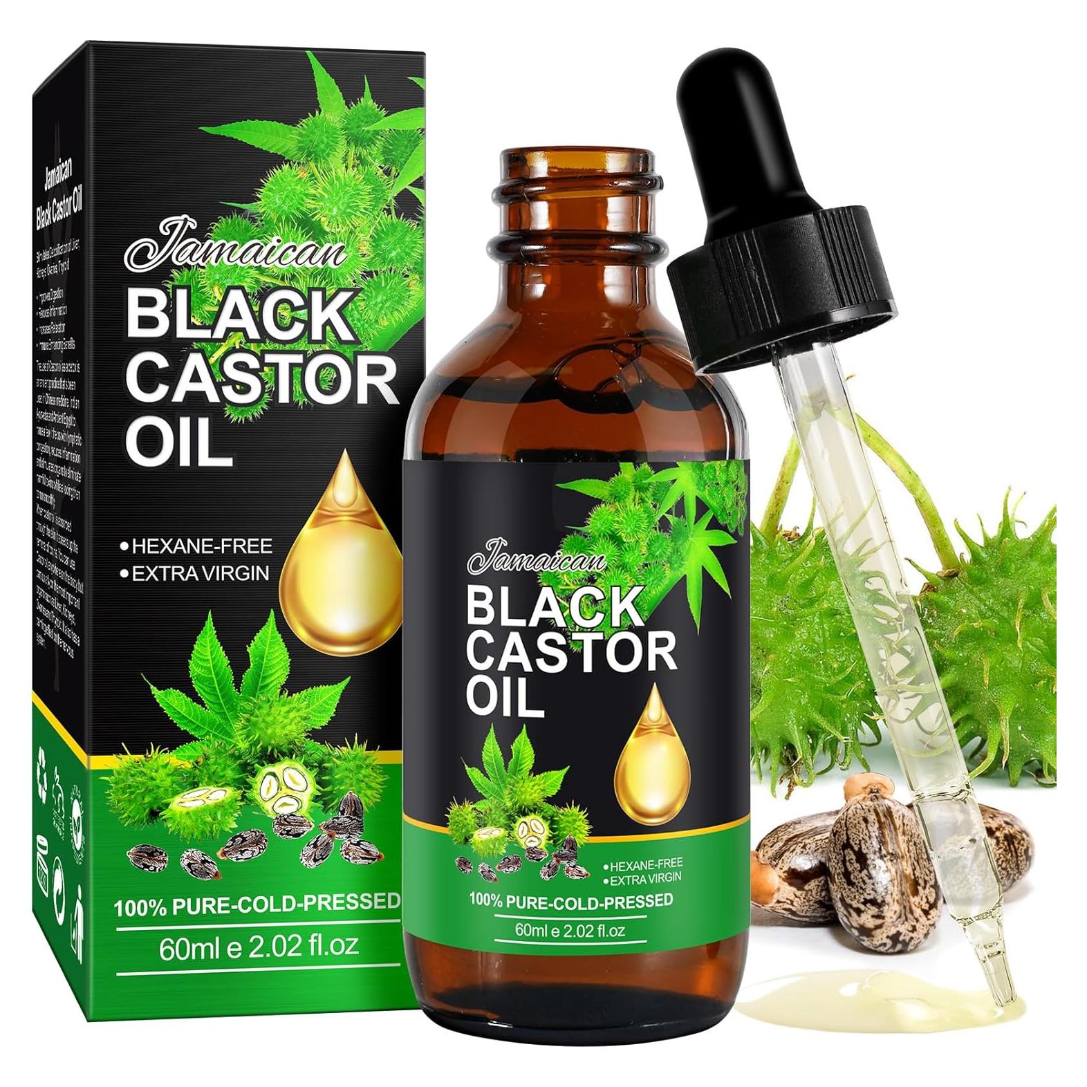 Aceite de Ricino Negro Jamaicano Orgánico 59.87 ml - SHANWU