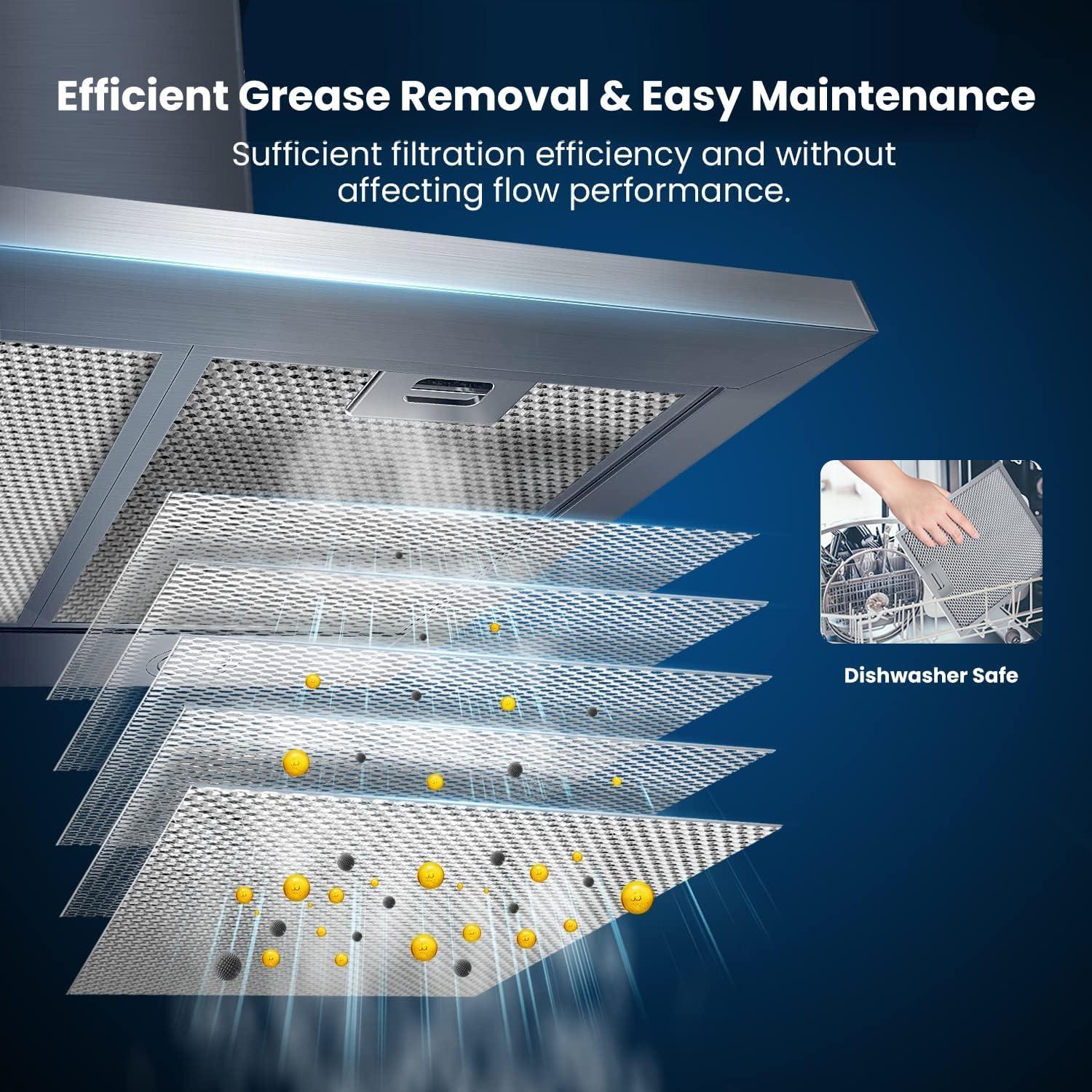 Campana de Pared Comfee CVP36W4AST 90 cm 350 CFM Acero Inoxidable