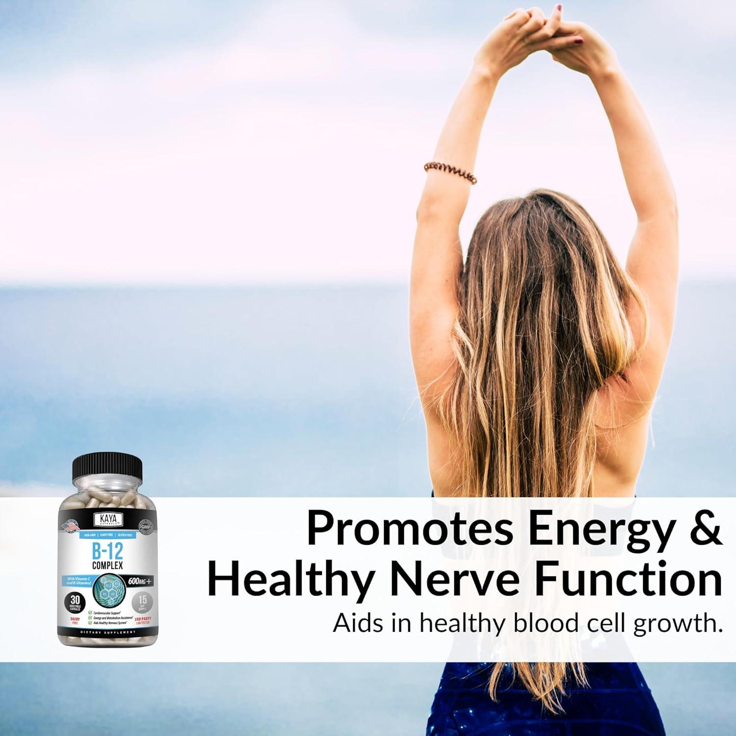 Kaya Naturals Complejo B-12 Multivitamínico 30 Cápsulas