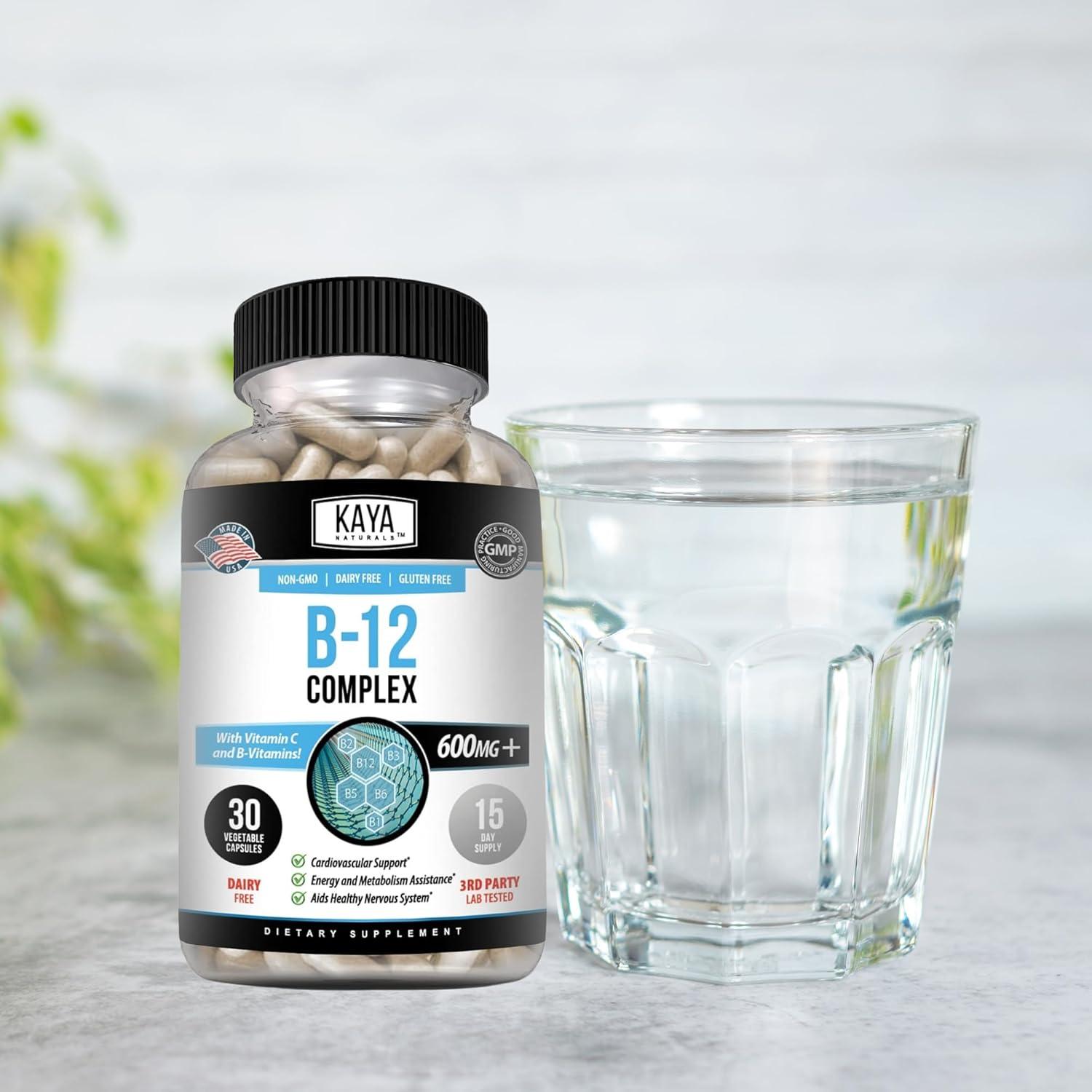 Kaya Naturals Complejo B-12 Multivitamínico 30 Cápsulas