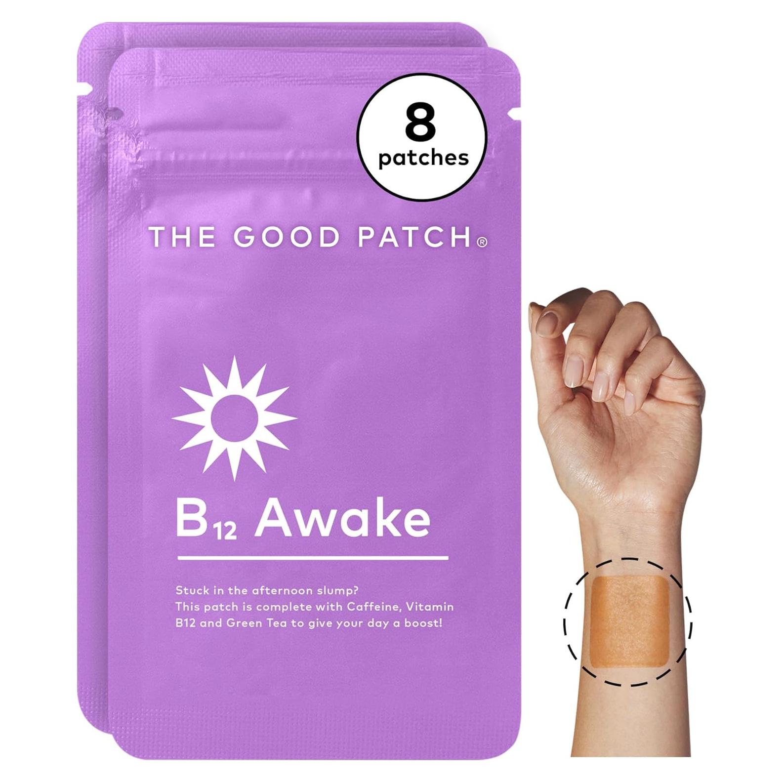 Parche Energizante B12 Awake The Good Patch - 8 Parches Naturales