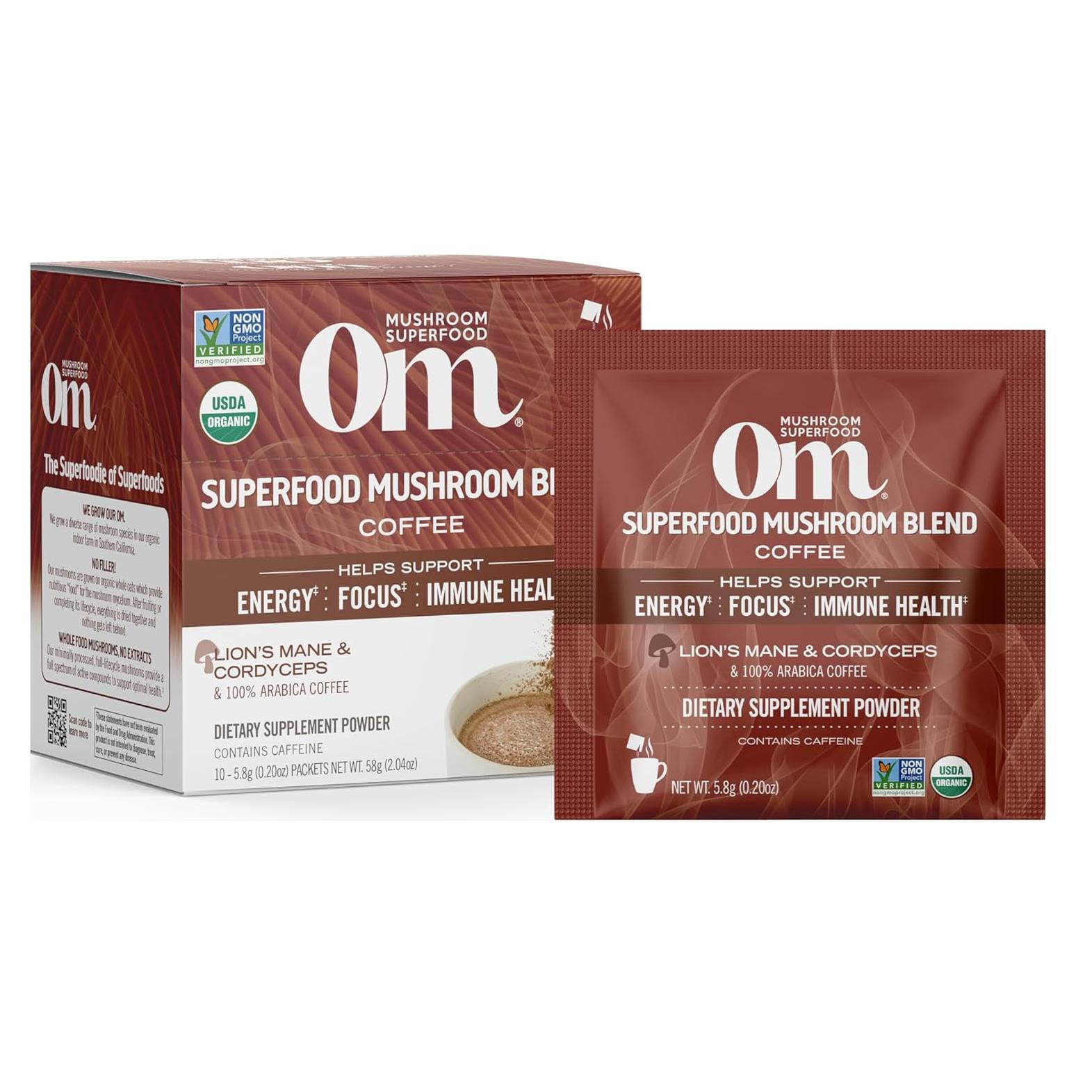 Café en Polvo OM Mushroom Superfood 10 Porciones 5.97g