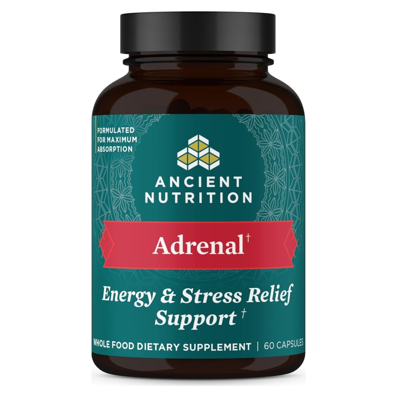 Cápsulas Adrenales Nutrición Antigua 1300mg 60 Unidades