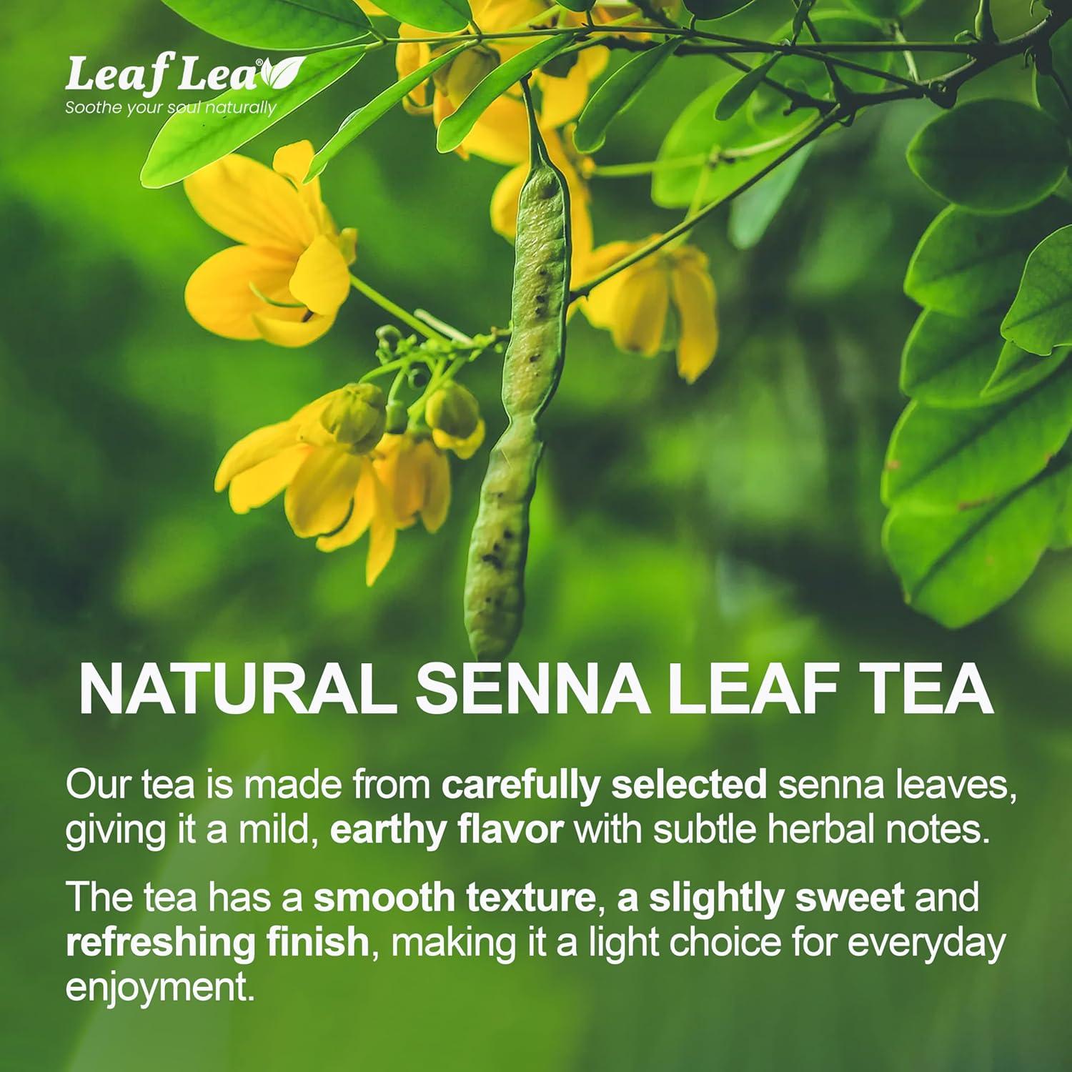 Té de Hoja de Senna LeafLea - 80 Bolsitas Laxante Natural