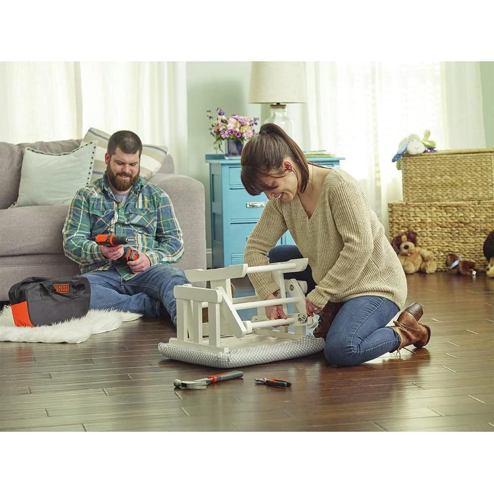 Taladro Inalámbrico 20V BLACK+DECKER LDX120PK con 68 Piezas