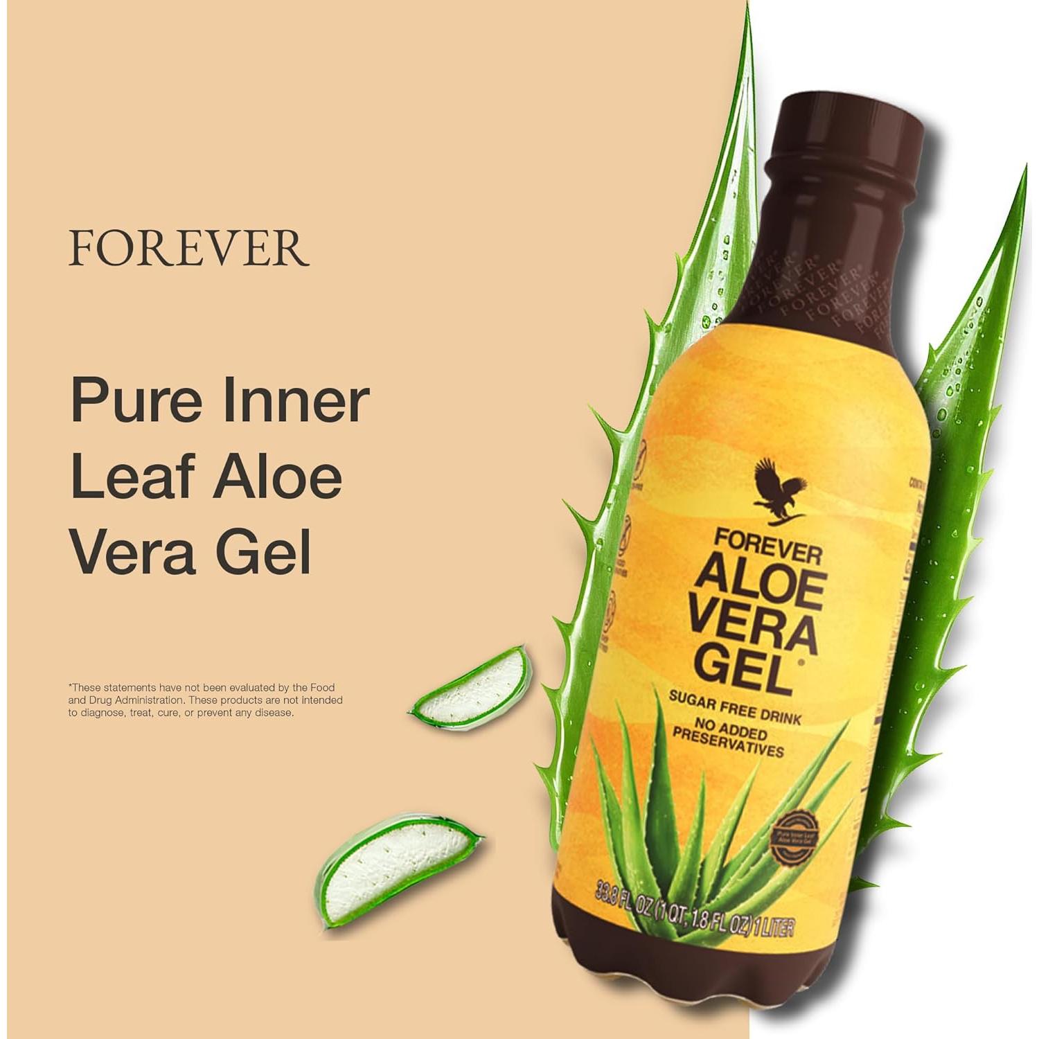 Gel de Aloe Vera Forever Living 1000 ml Puro Sin Conservantes
