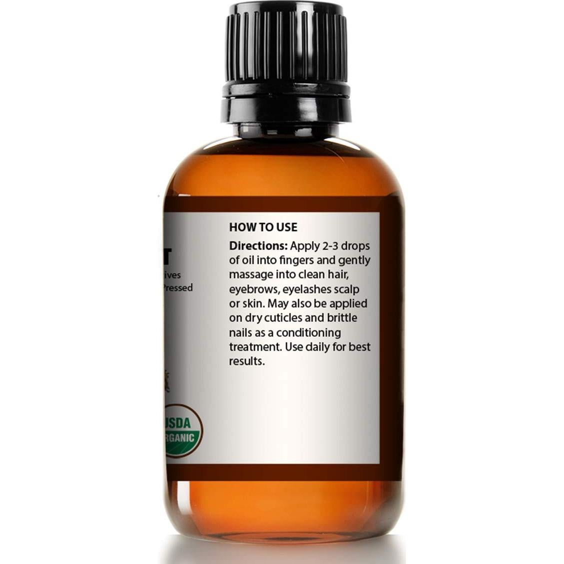 Aceite de Ricino Puro Orgánico Secreto Maya 118 ml - Crecimiento Cabello y Piel