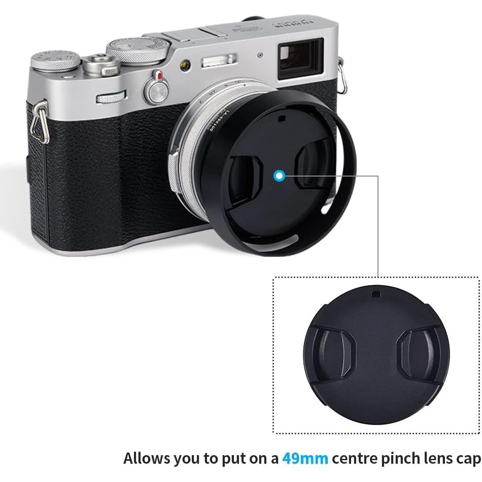 Capucha de lente JJC LH-X100 para Fujifilm X100VI/V/F/T/S - Negro