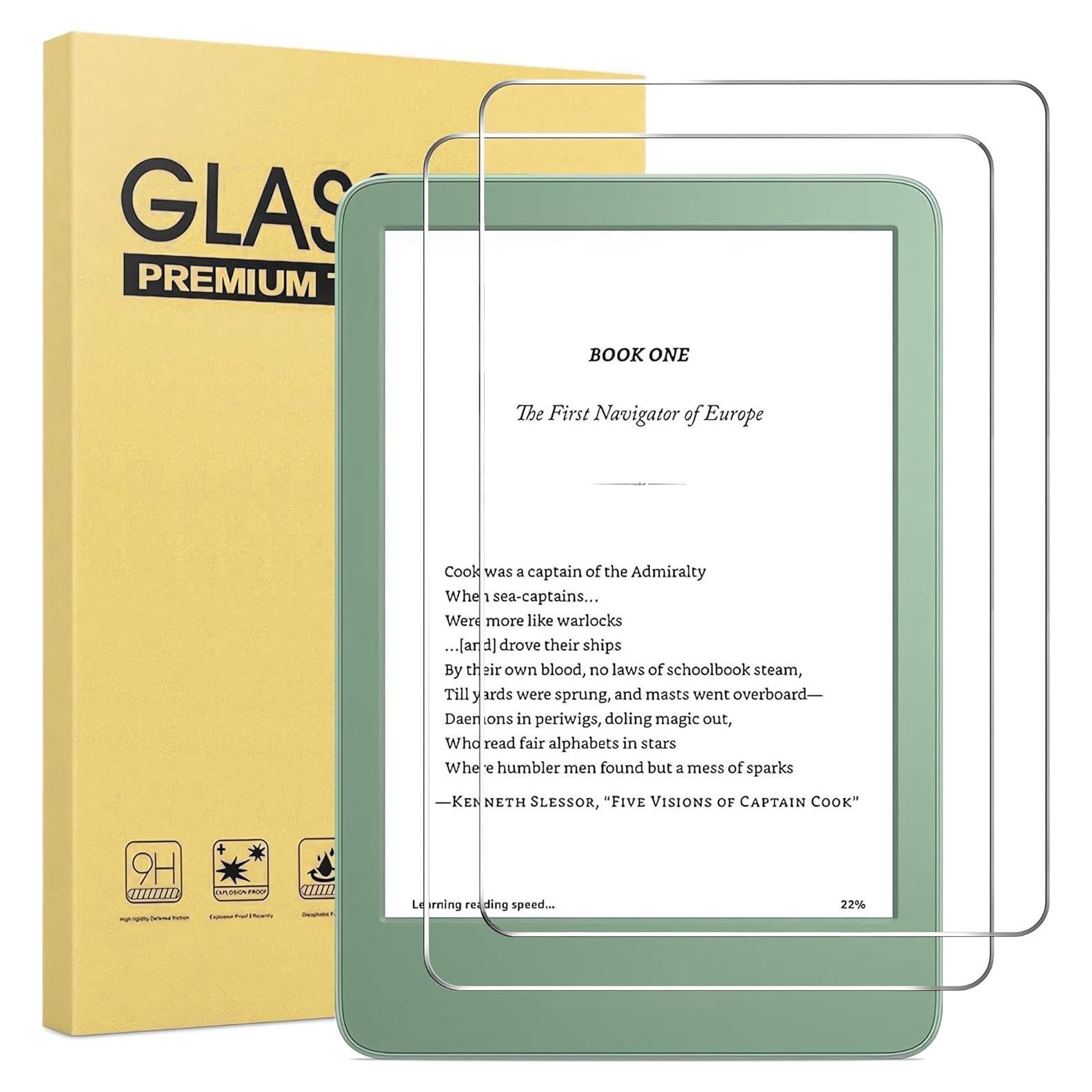 Protector de Pantalla Vidrio Templado Maomini Kindle 6" 2024/2022