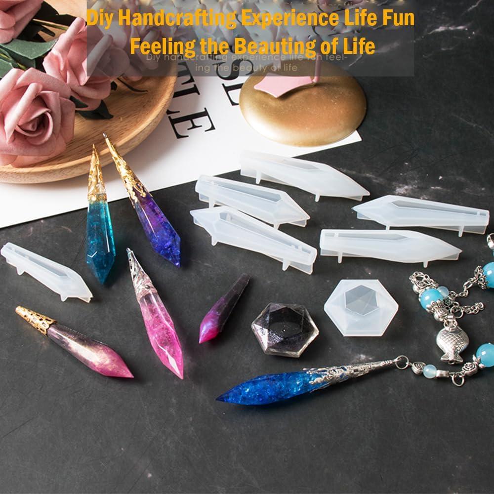 Molde de Silicona para Resina iSuperb - 13 Piezas Rombo DIY