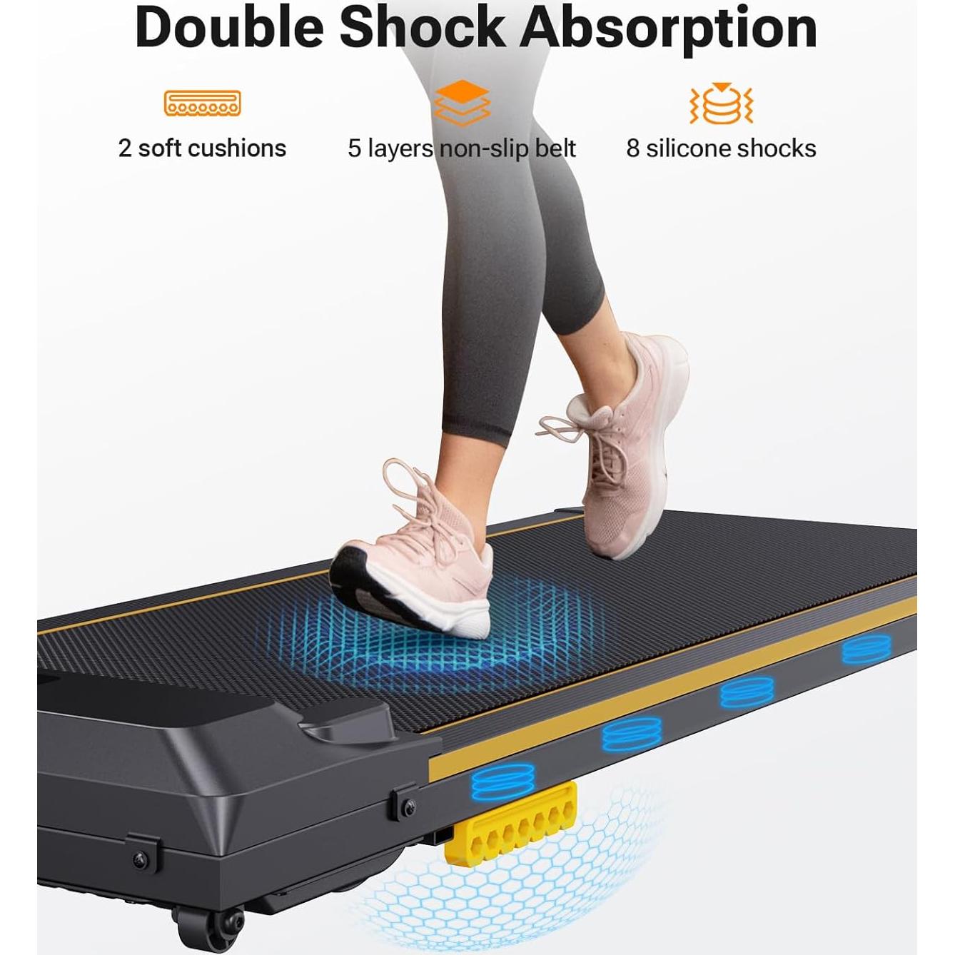 Caminadora UREVO URTM026 Bajo Escritorio 120 Kg Control Remoto