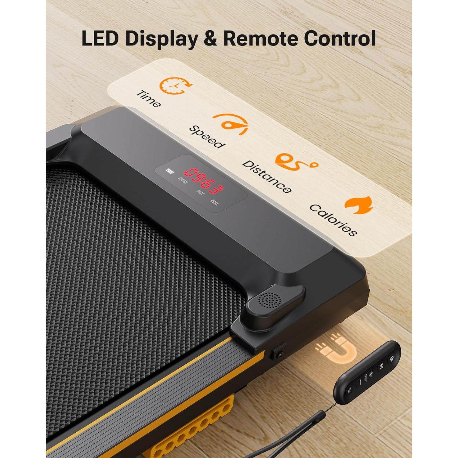 Caminadora UREVO URTM026 Bajo Escritorio 120 Kg Control Remoto