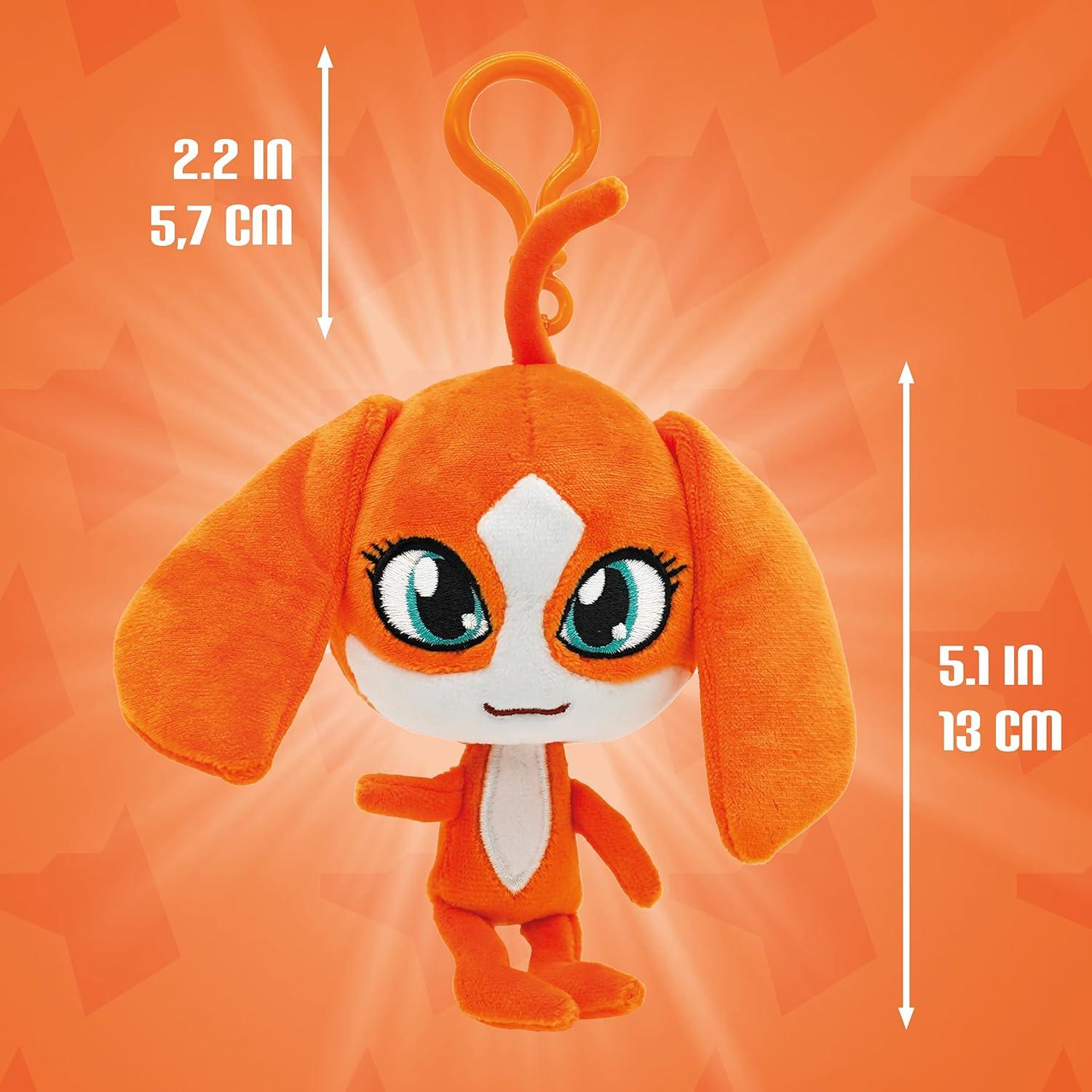 Peluche Kwami Barkk 13 cm Miraculous Ladybug - Juguete de Clip
