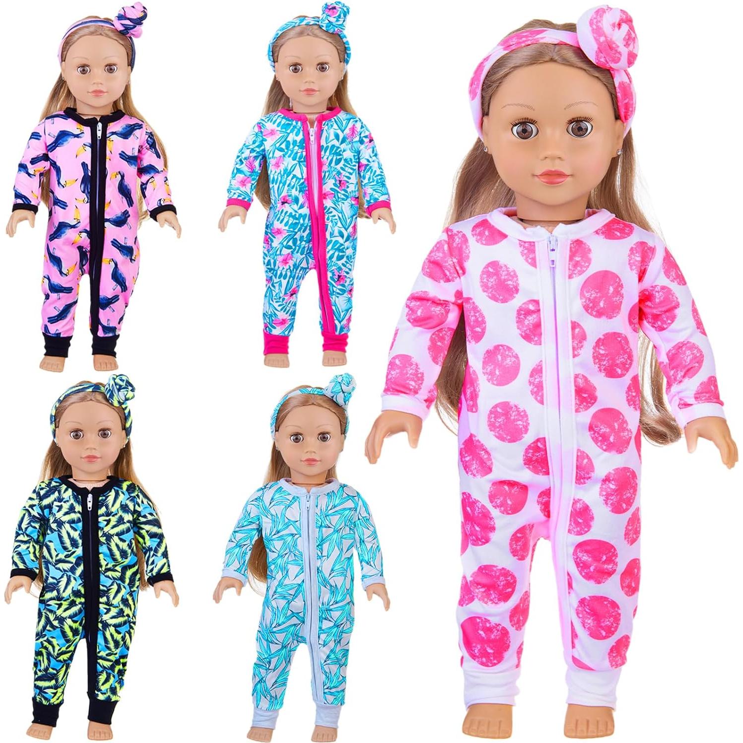 Conjuntos de Ropa para Muñecas ELEMENTO UNICORNIO 14-18" 10 Pcs