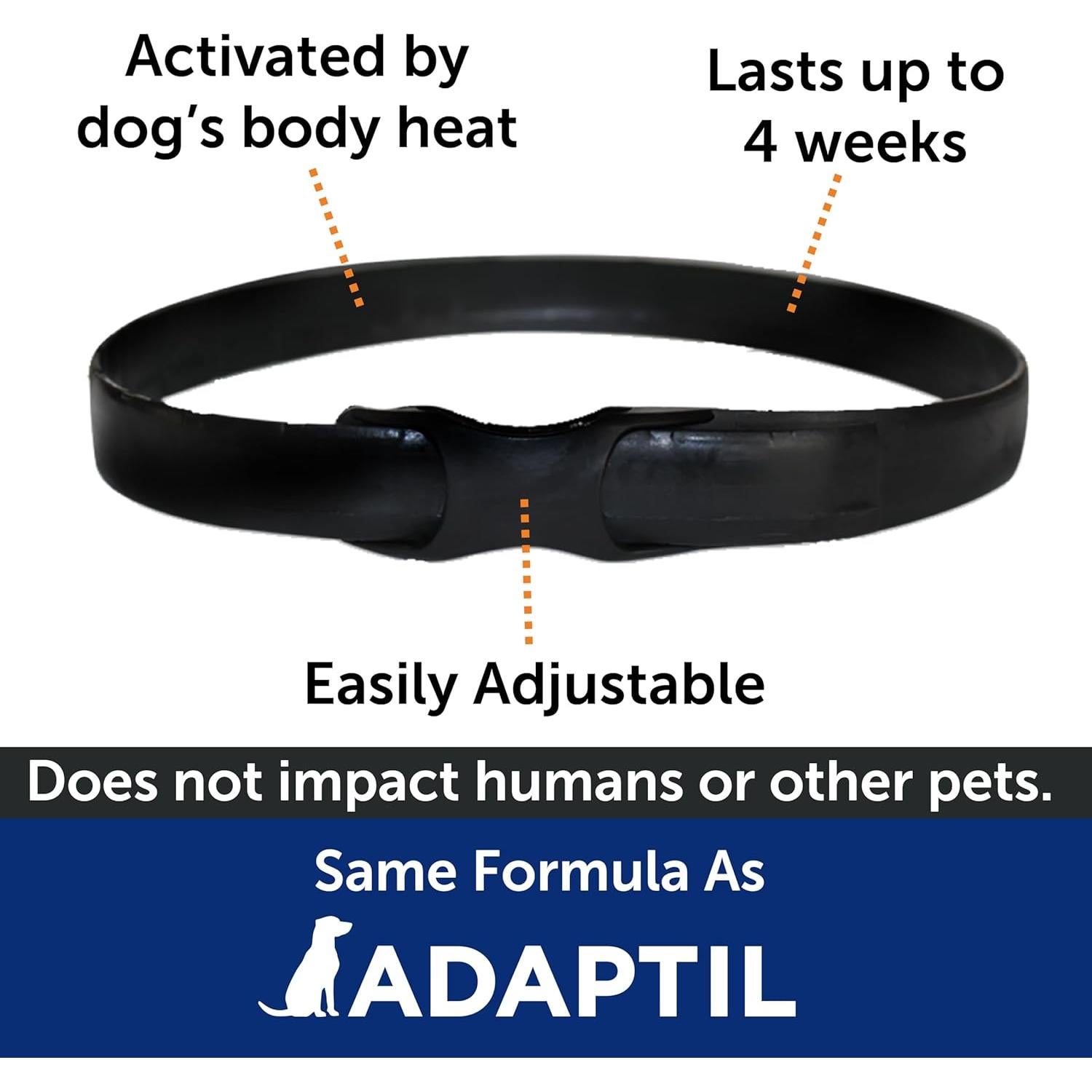 Collar Antiestrés ThunderEase para Perros Pequeños 1 Unidad