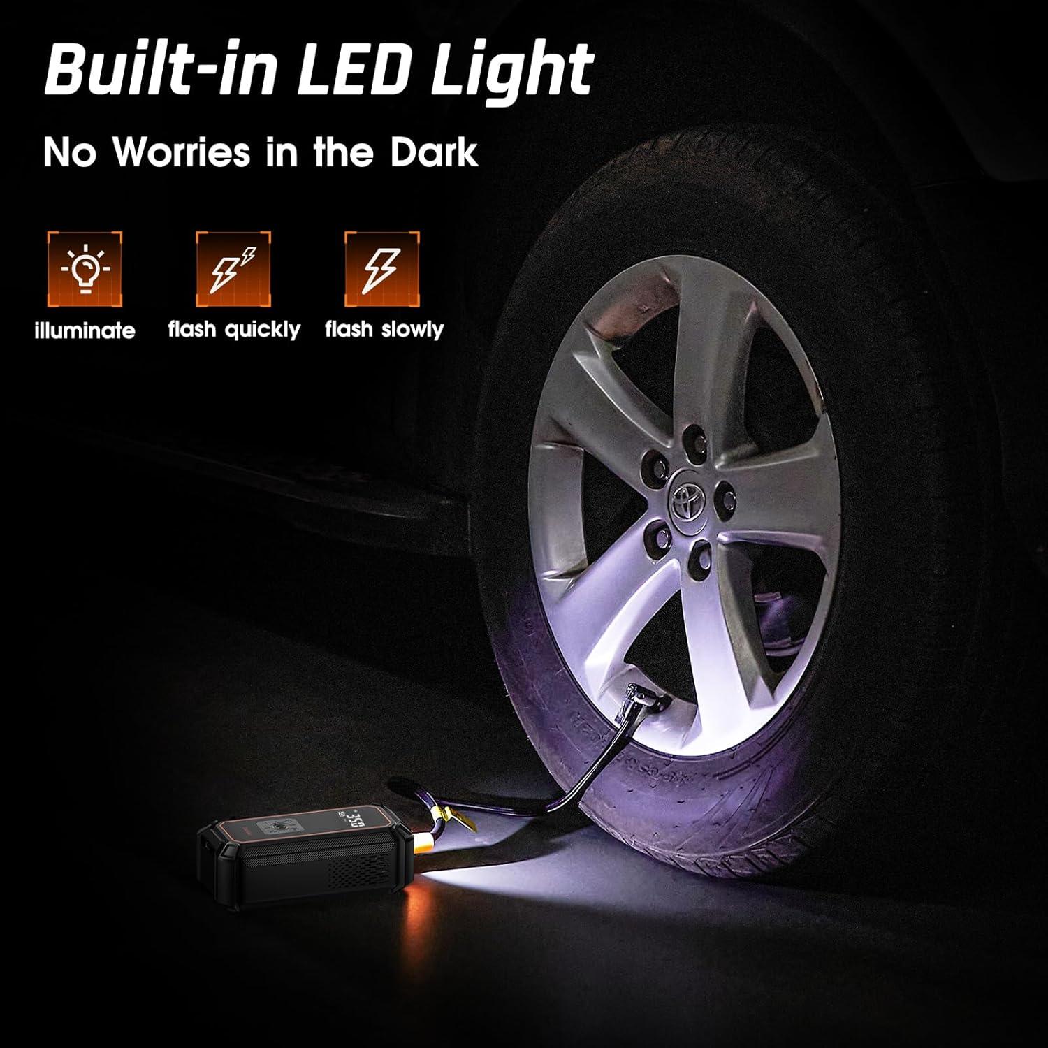 Compresor de Aire OlarHike TIC3V301 Portátil 150PSI