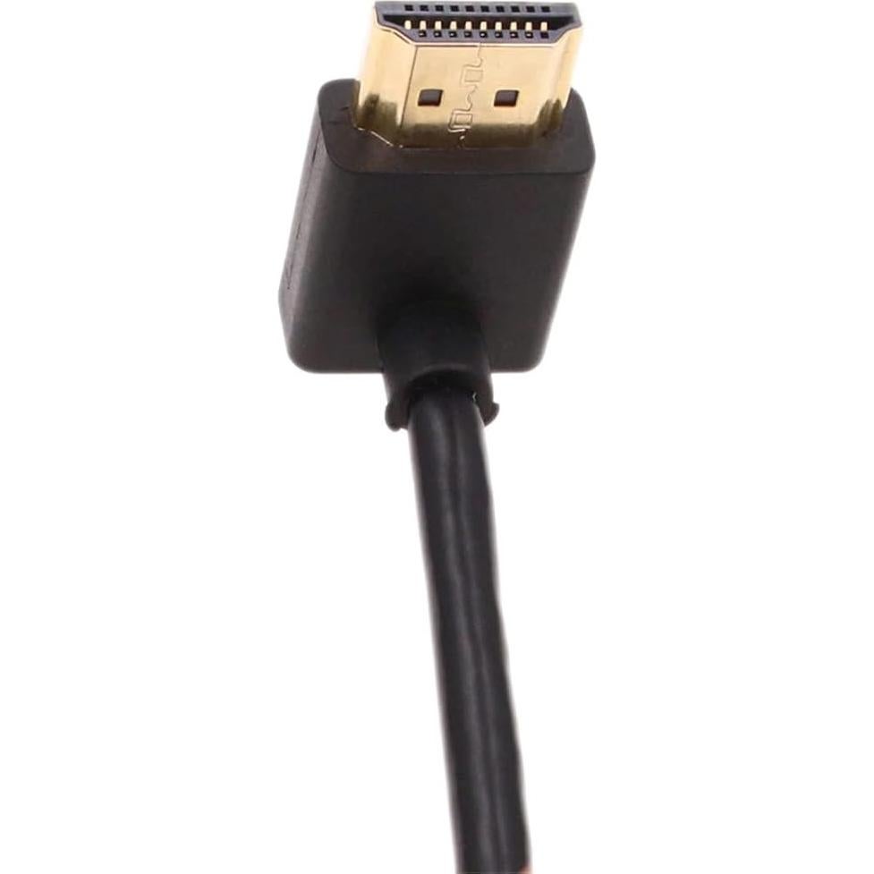 Cable HDMI 2.1 8K 4K 25cm HangTon Connect Ángulo Descendente