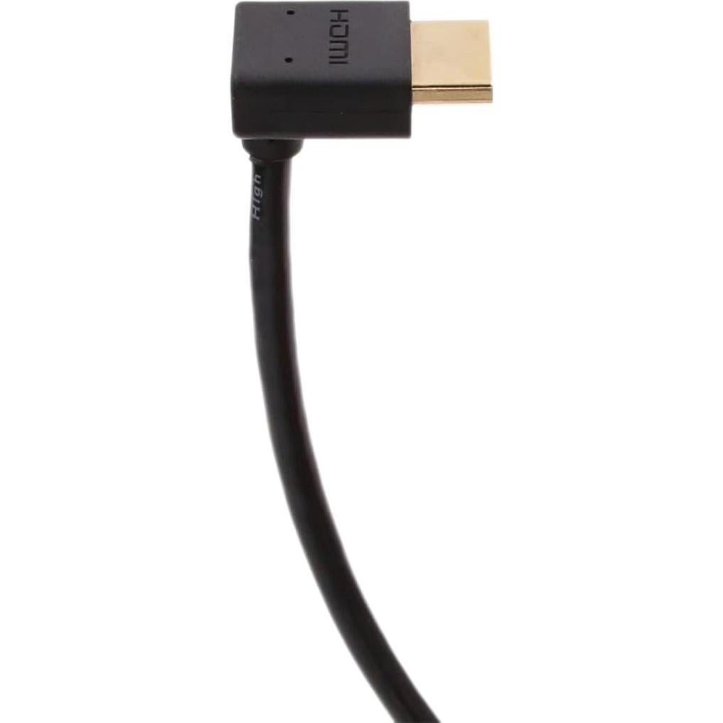 Cable HDMI 2.1 8K 4K 25cm HangTon Connect Ángulo Descendente